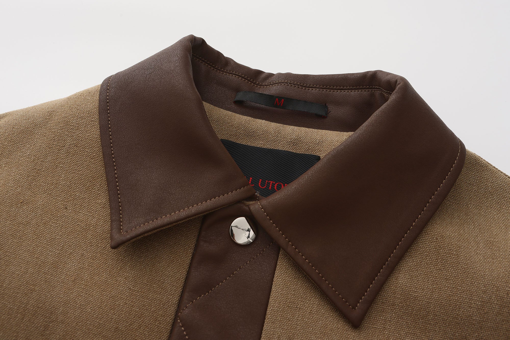 ORAL UTOPIA PU Panel Utility Jacket