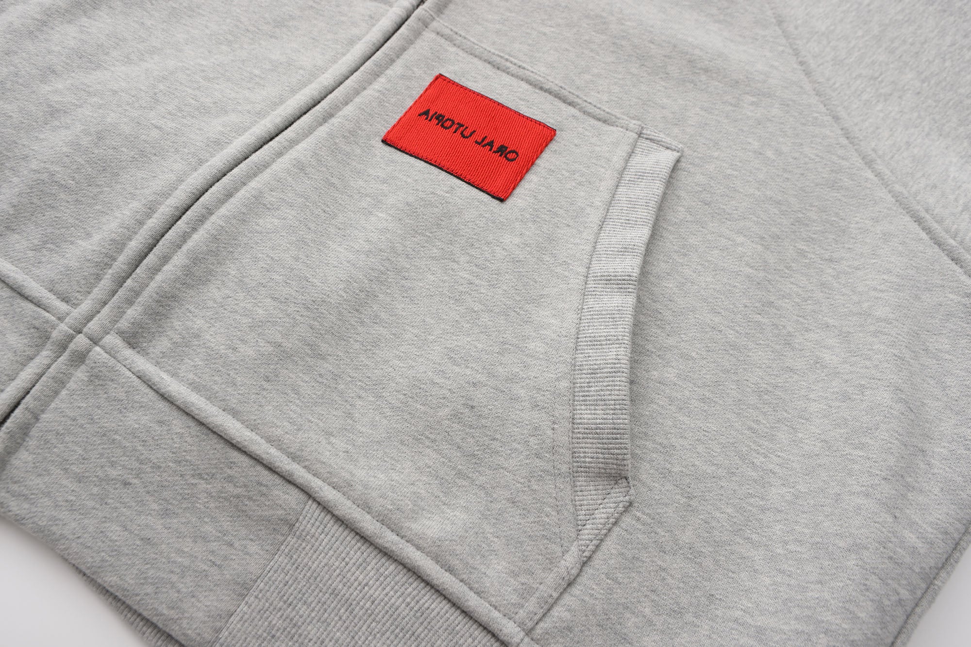 ORAL UTOPIA Fleece-Lined Raglan Hooded Jacket