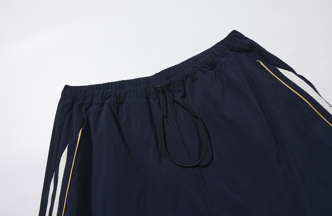 UMAMIISM Striped Drawstring Quick-Dry Track Pants, premium urban and streetwear designers apparel on PROJECTISR.com, UMAMIISM