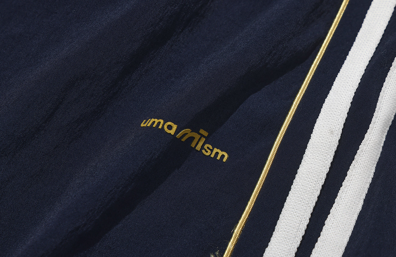 UMAMIISM Striped Drawstring Quick-Dry Track Pants, premium urban and streetwear designers apparel on PROJECTISR.com, UMAMIISM