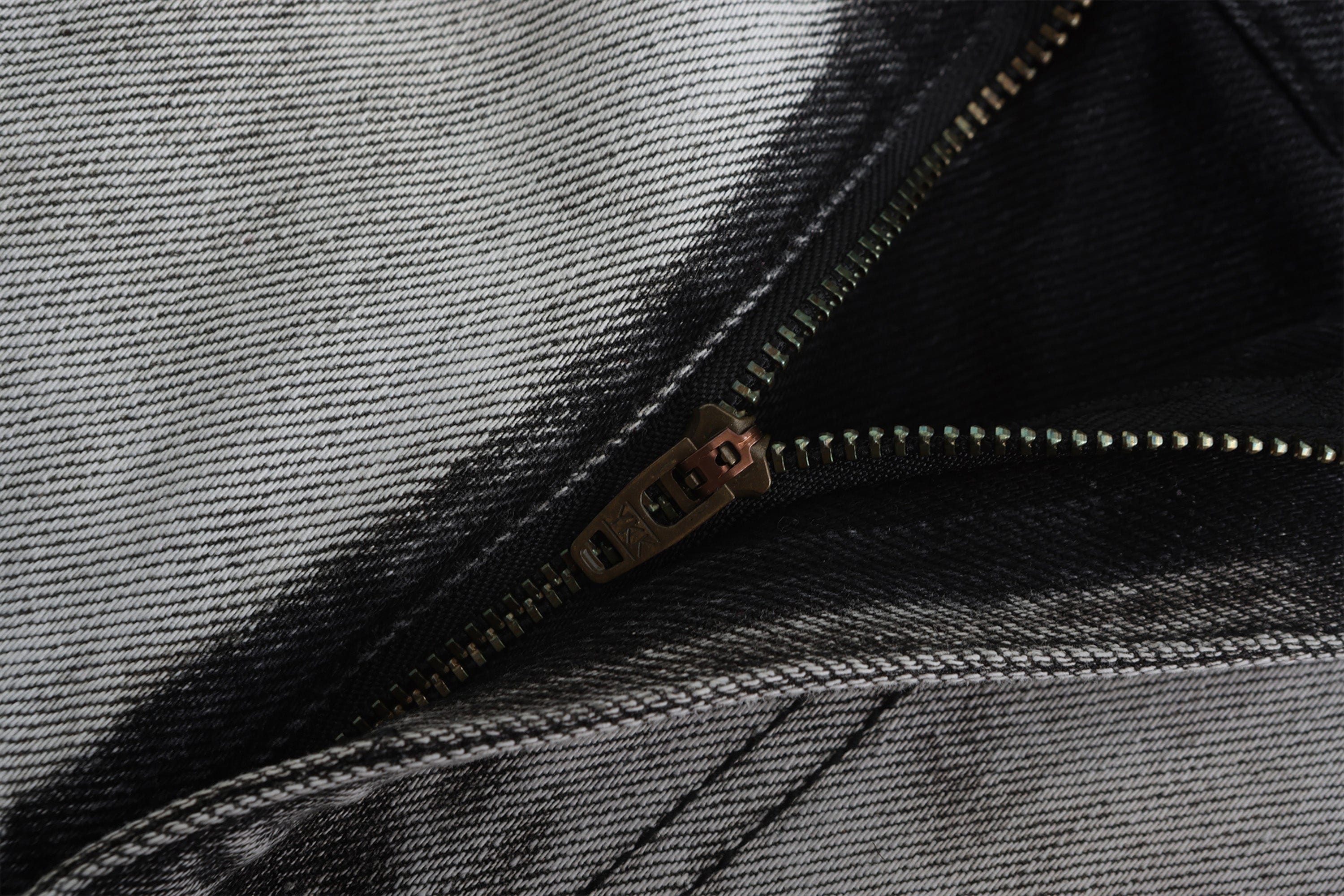 VANN VALRENCE Washed Contrast-Panel Wide-Leg Jeans, premium urban and streetwear designers apparel on PROJECTISR.com, VANN VALRENCE