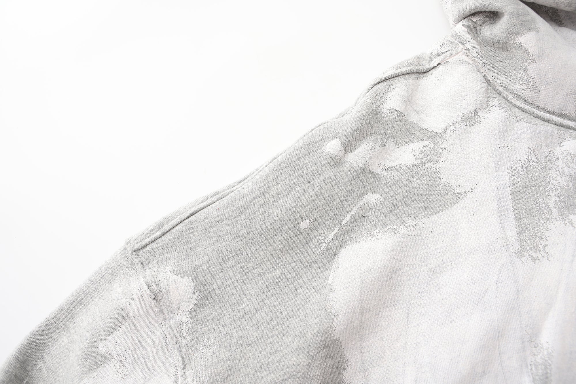 LUUUCAM Brush-Paint Faded Logo Hoodie, premium urban and streetwear designers apparel on PROJECTISR.com, LUUUCAM