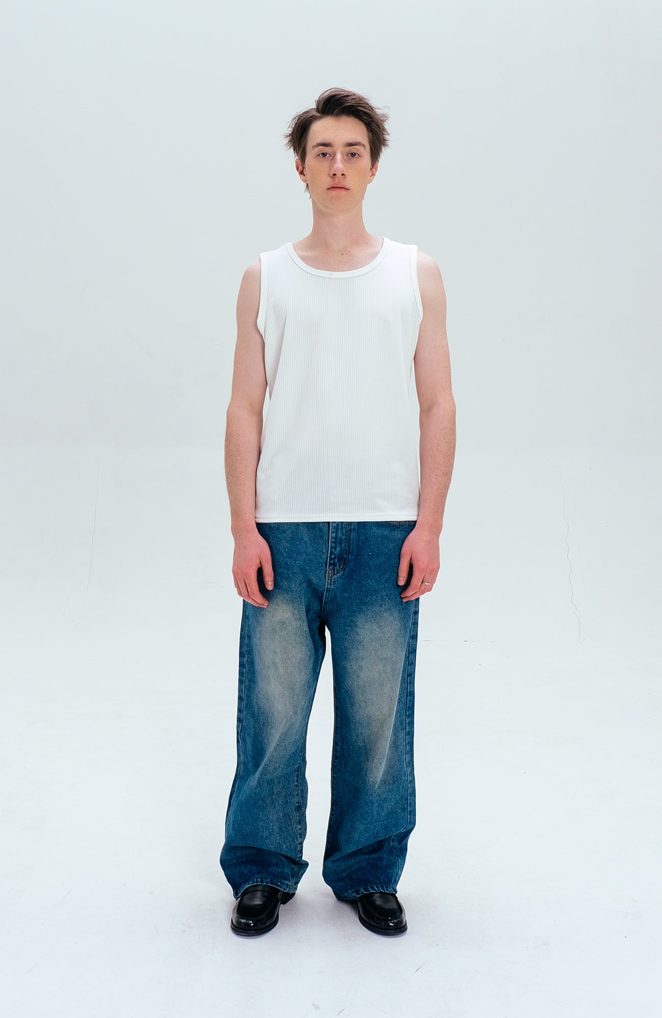 WIID Classic Faded Straight Jeans, premium urban and streetwear designers apparel on PROJECTISR.com, WIID