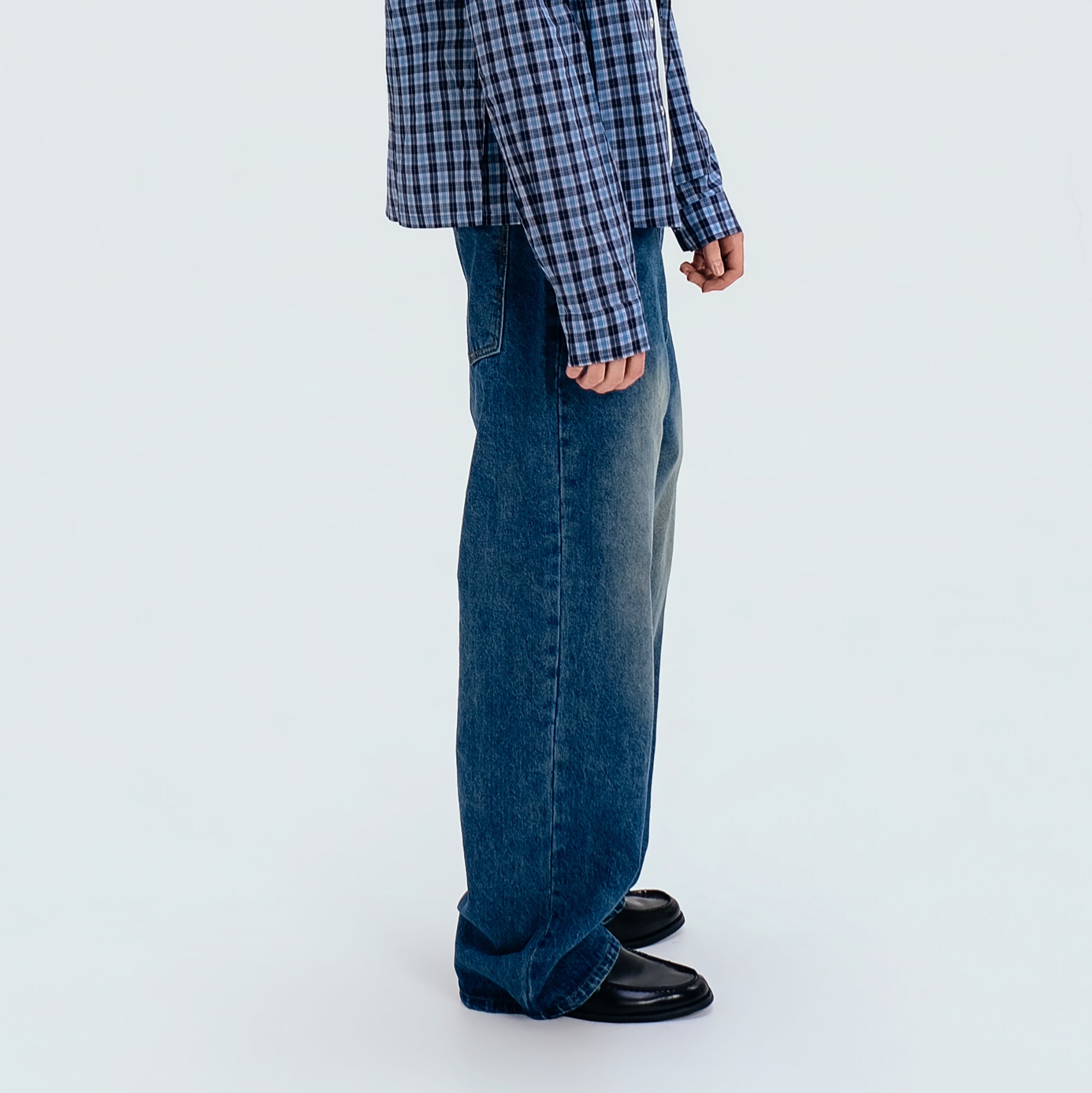WIID Classic Faded Straight Jeans, premium urban and streetwear designers apparel on PROJECTISR.com, WIID