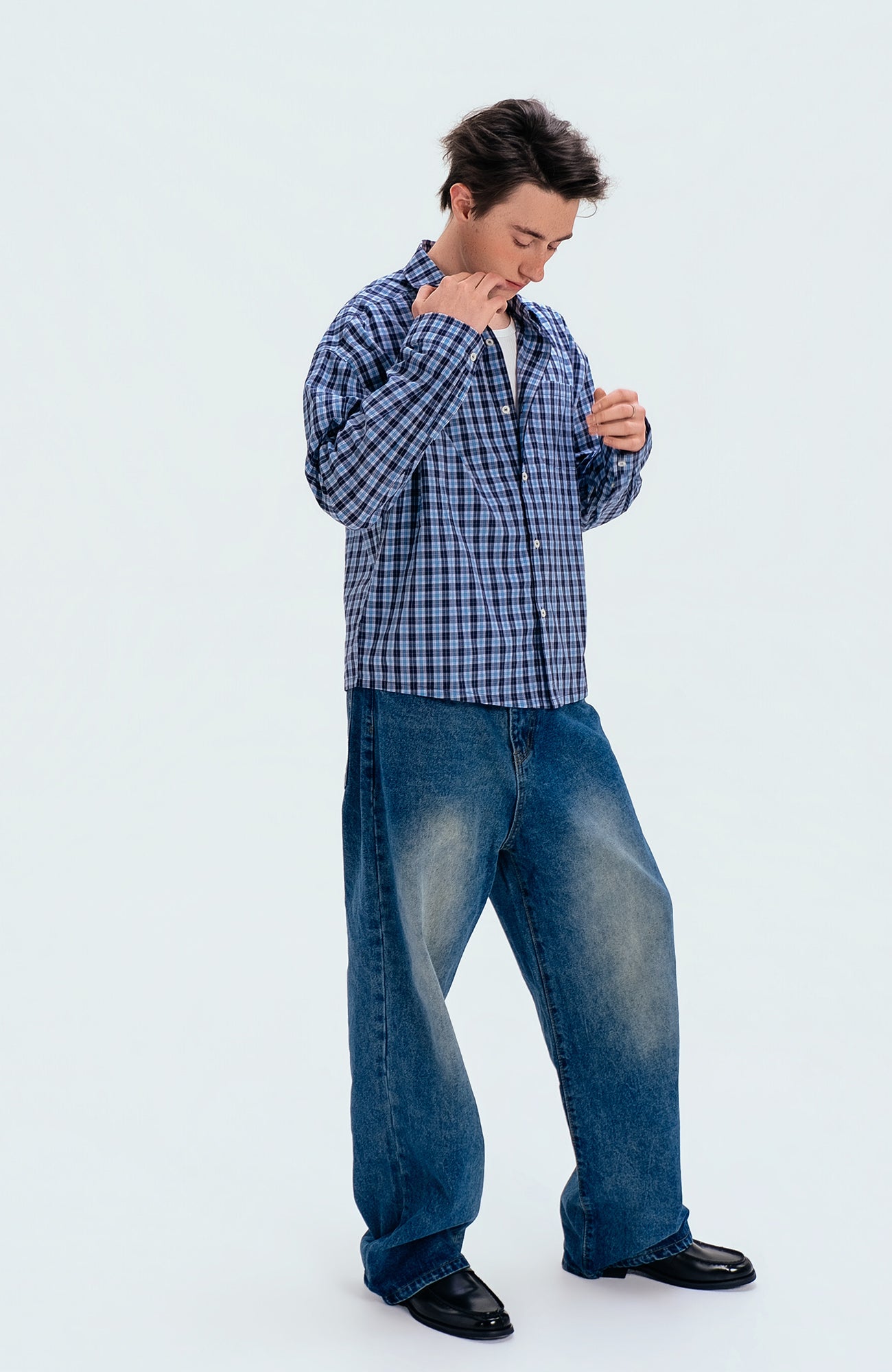 WIID Classic Faded Straight Jeans, premium urban and streetwear designers apparel on PROJECTISR.com, WIID