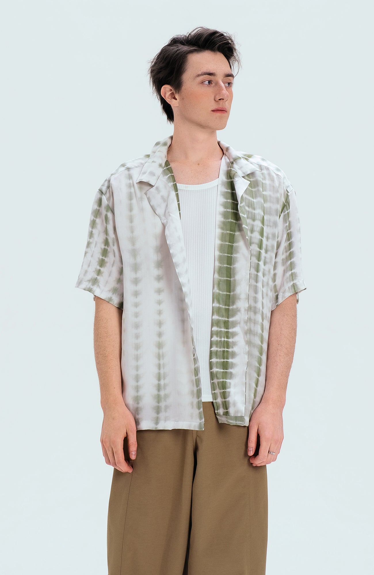 WIID Tie-Dye Cuban Half Shirt, premium urban and streetwear designers apparel on PROJECTISR.com, WIID