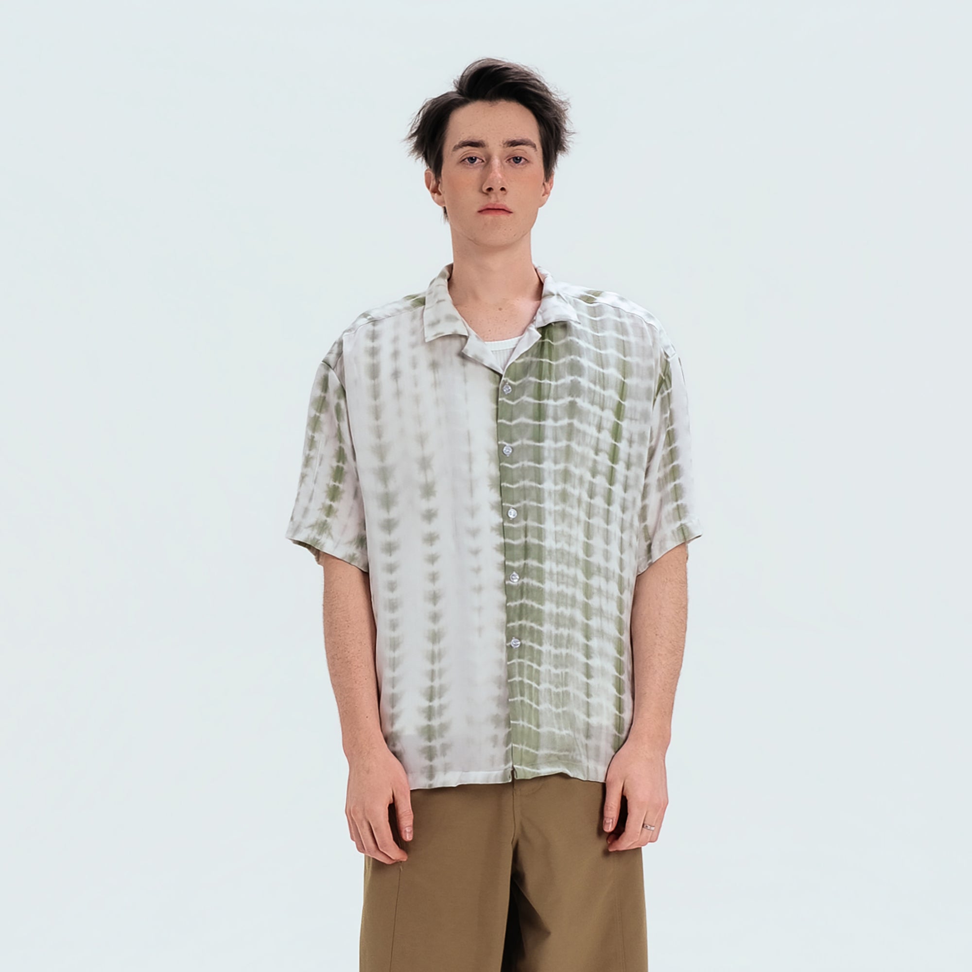 WIID Tie-Dye Cuban Half Shirt, premium urban and streetwear designers apparel on PROJECTISR.com, WIID