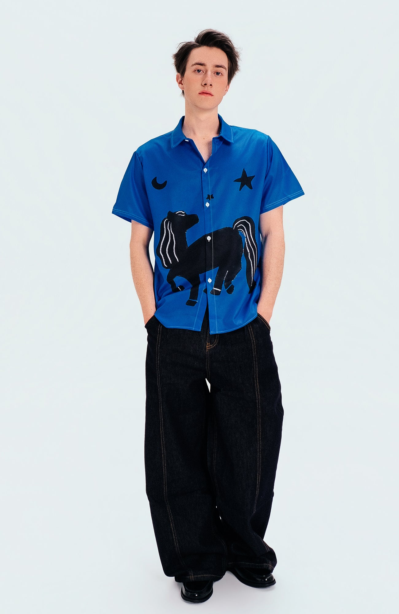 WIID Animal Graphic Half Shirt, premium urban and streetwear designers apparel on PROJECTISR.com, WIID