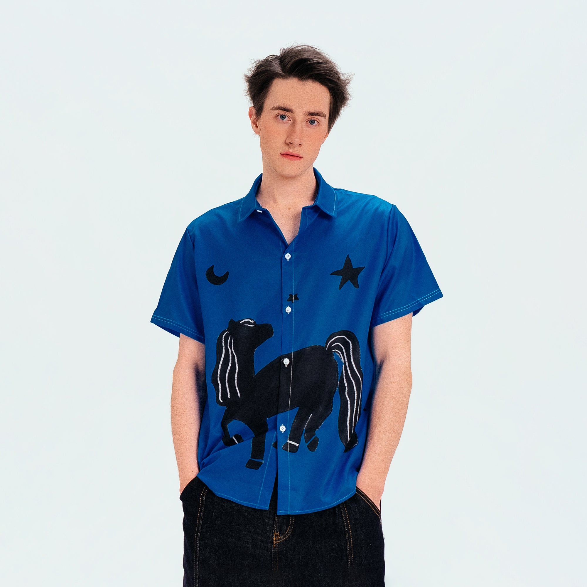 WIID Animal Graphic Half Shirt, premium urban and streetwear designers apparel on PROJECTISR.com, WIID