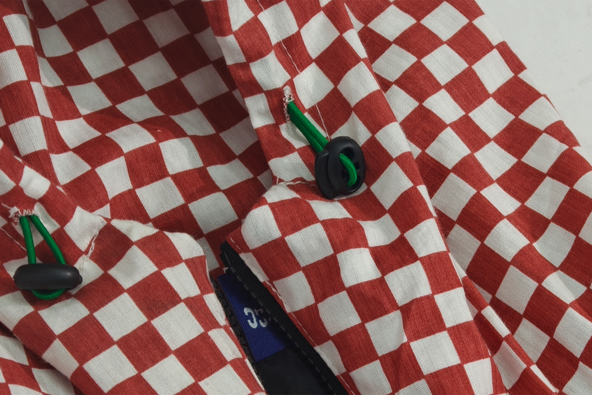 UUCSCC Checkerboard Hooded Windbreaker Hoodie
