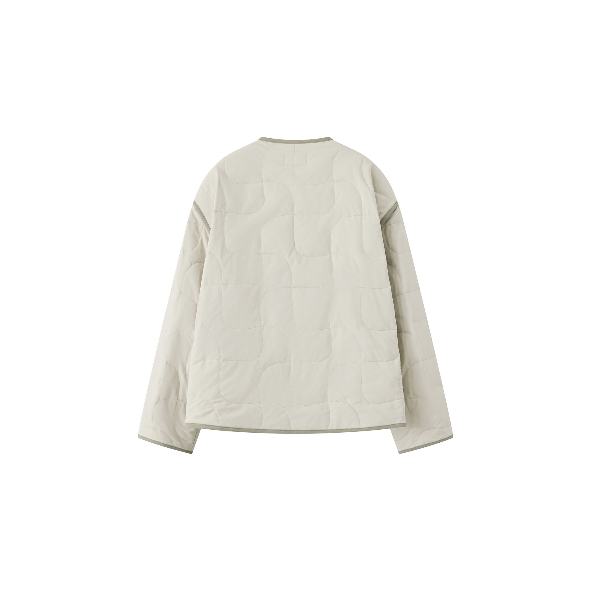 ORGANIC EMOTION Quilted Snap-Front Down Jacket
