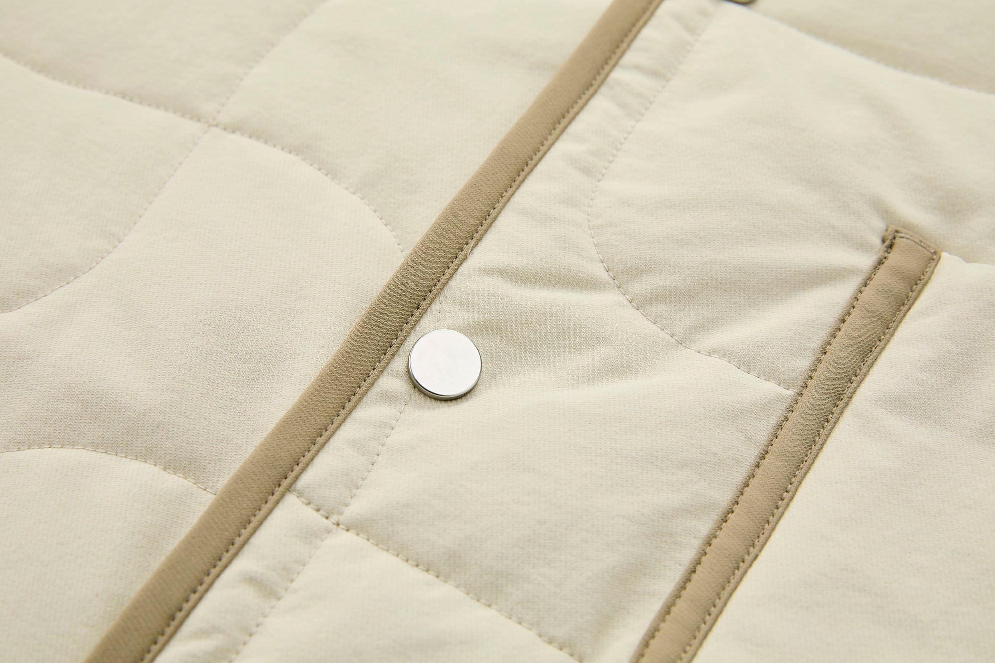 ORGANIC EMOTION Quilted Snap-Front Down Jacket