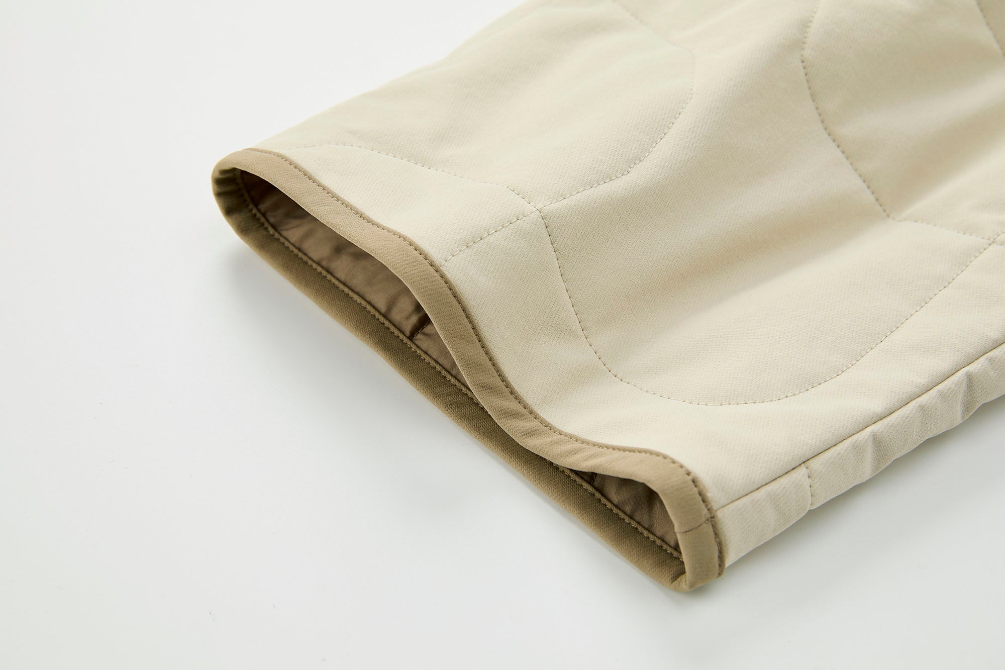 ORGANIC EMOTION Quilted Snap-Front Down Jacket