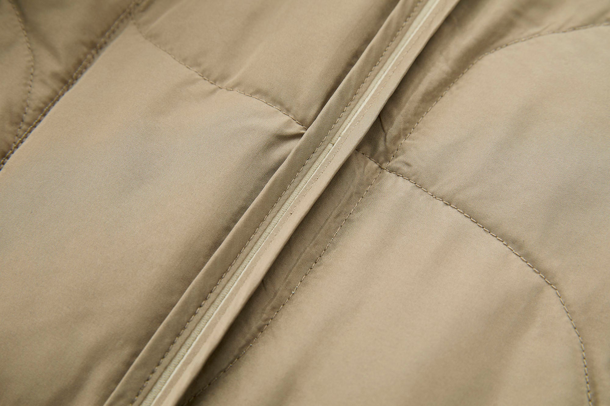 ORGANIC EMOTION Quilted Snap-Front Down Jacket