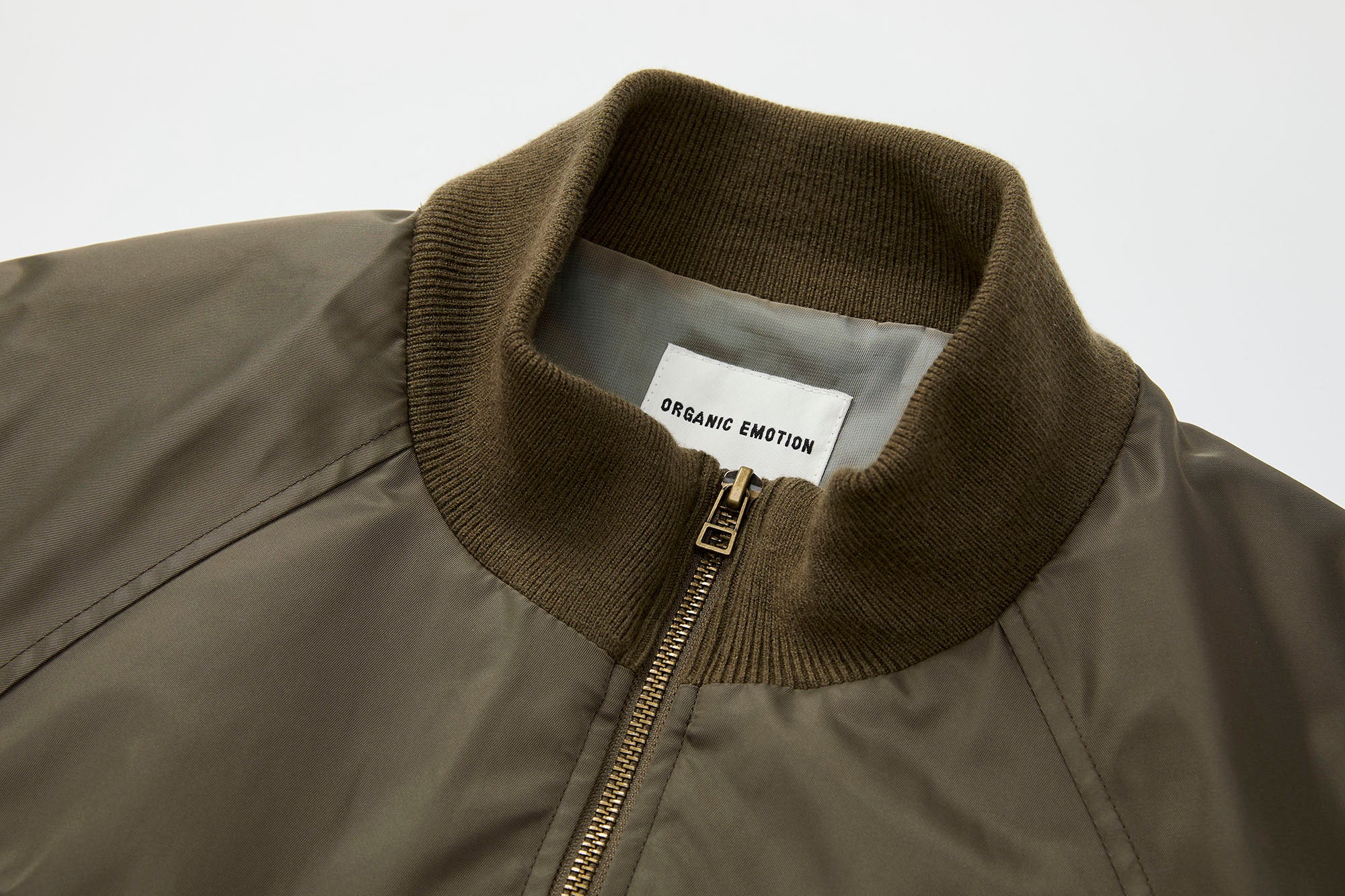 ORGANIC EMOTION Deconstructed MA-1 Down Bomber Jacket