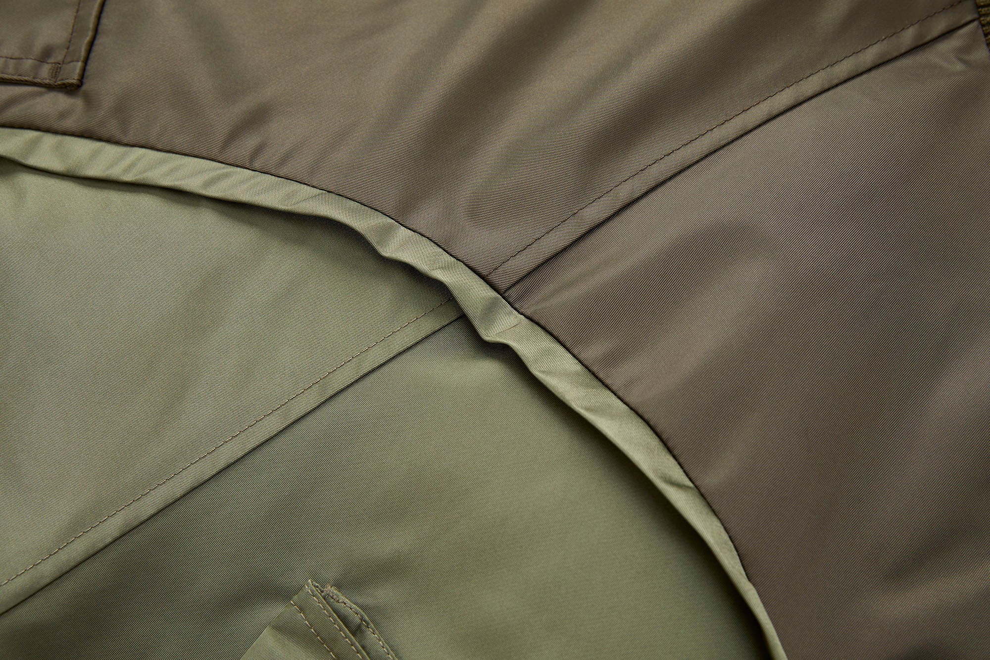 ORGANIC EMOTION Deconstructed MA-1 Down Bomber Jacket