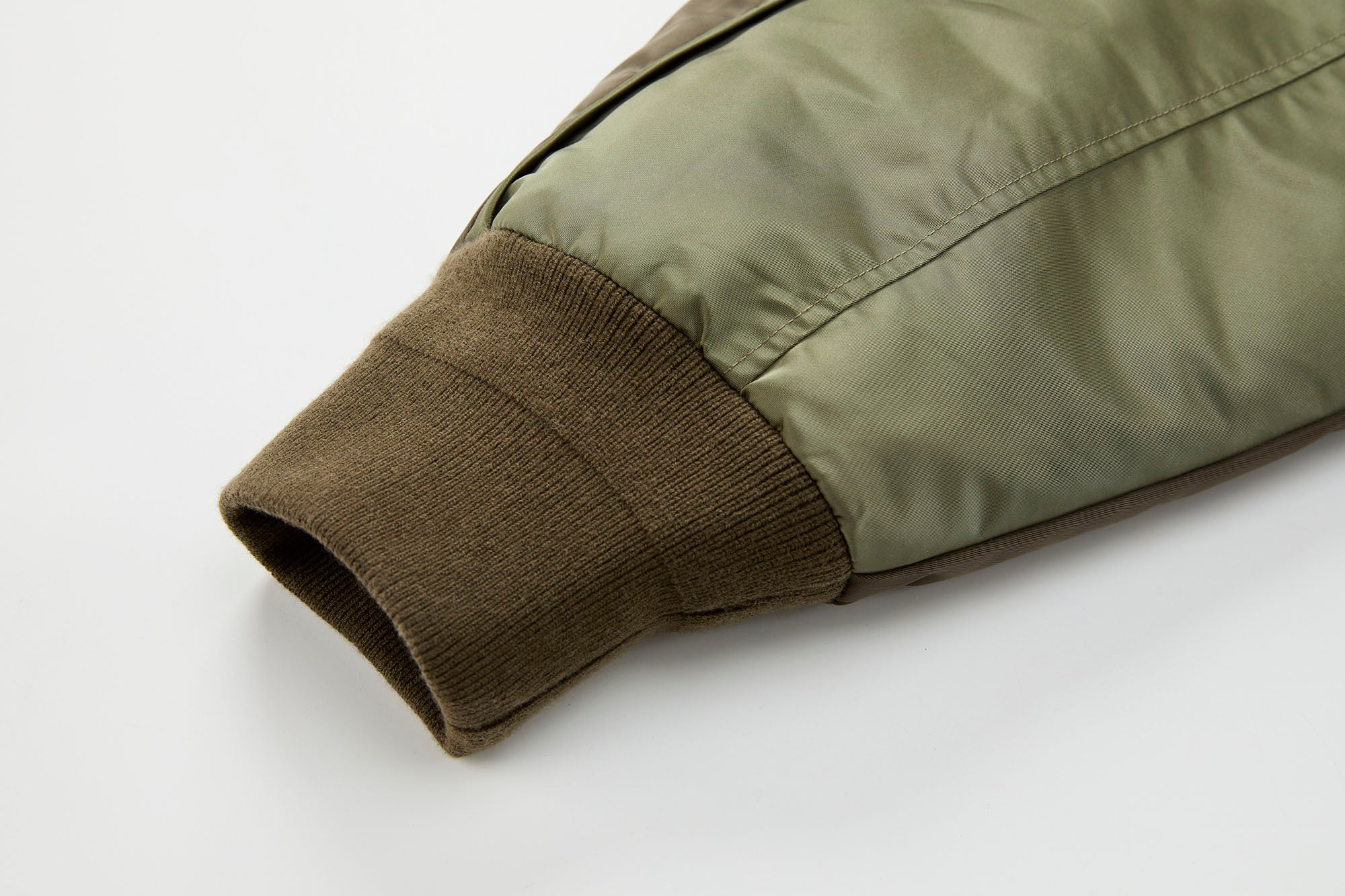 ORGANIC EMOTION Deconstructed MA-1 Down Bomber Jacket