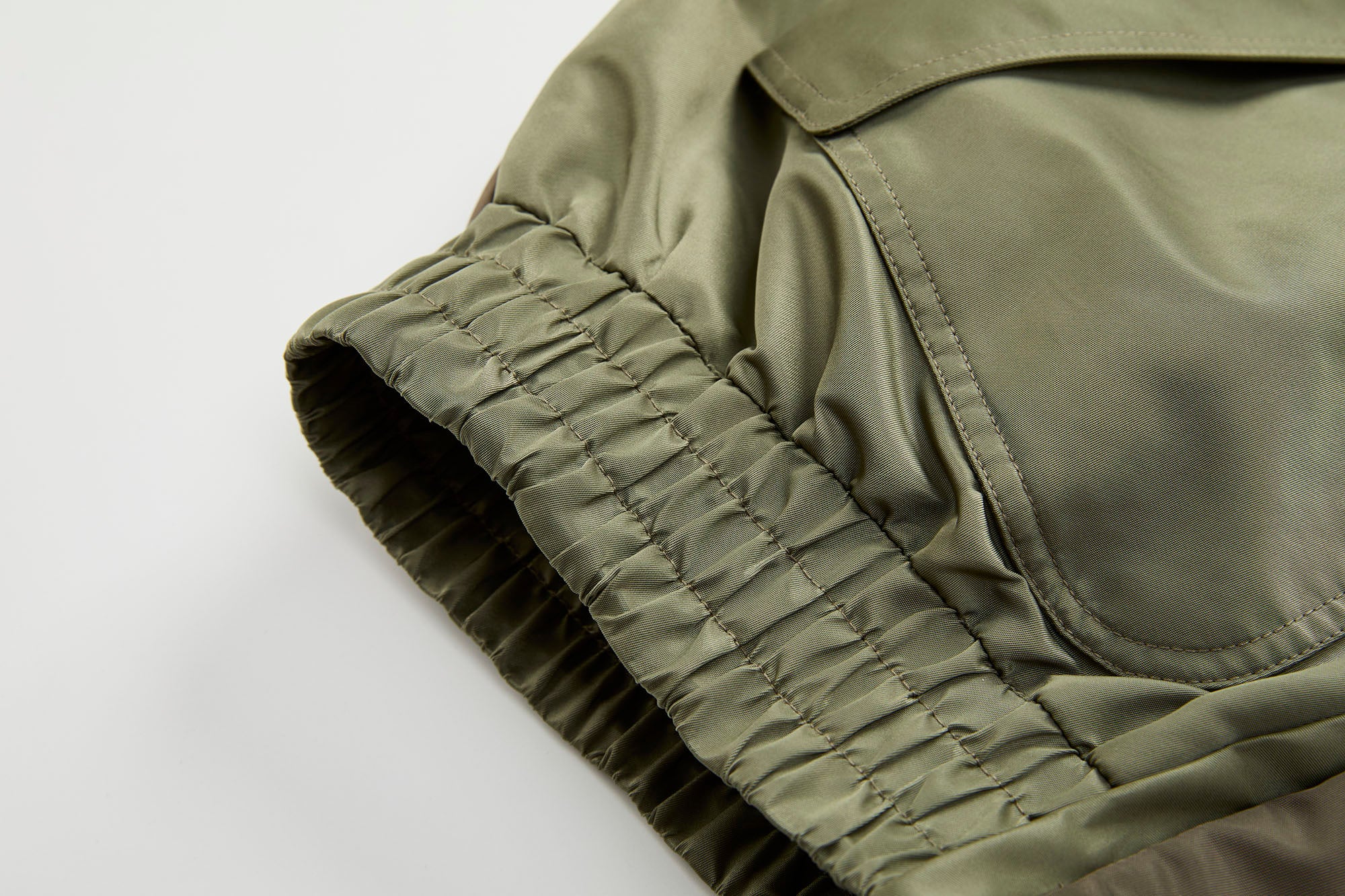 ORGANIC EMOTION Deconstructed MA-1 Down Bomber Jacket