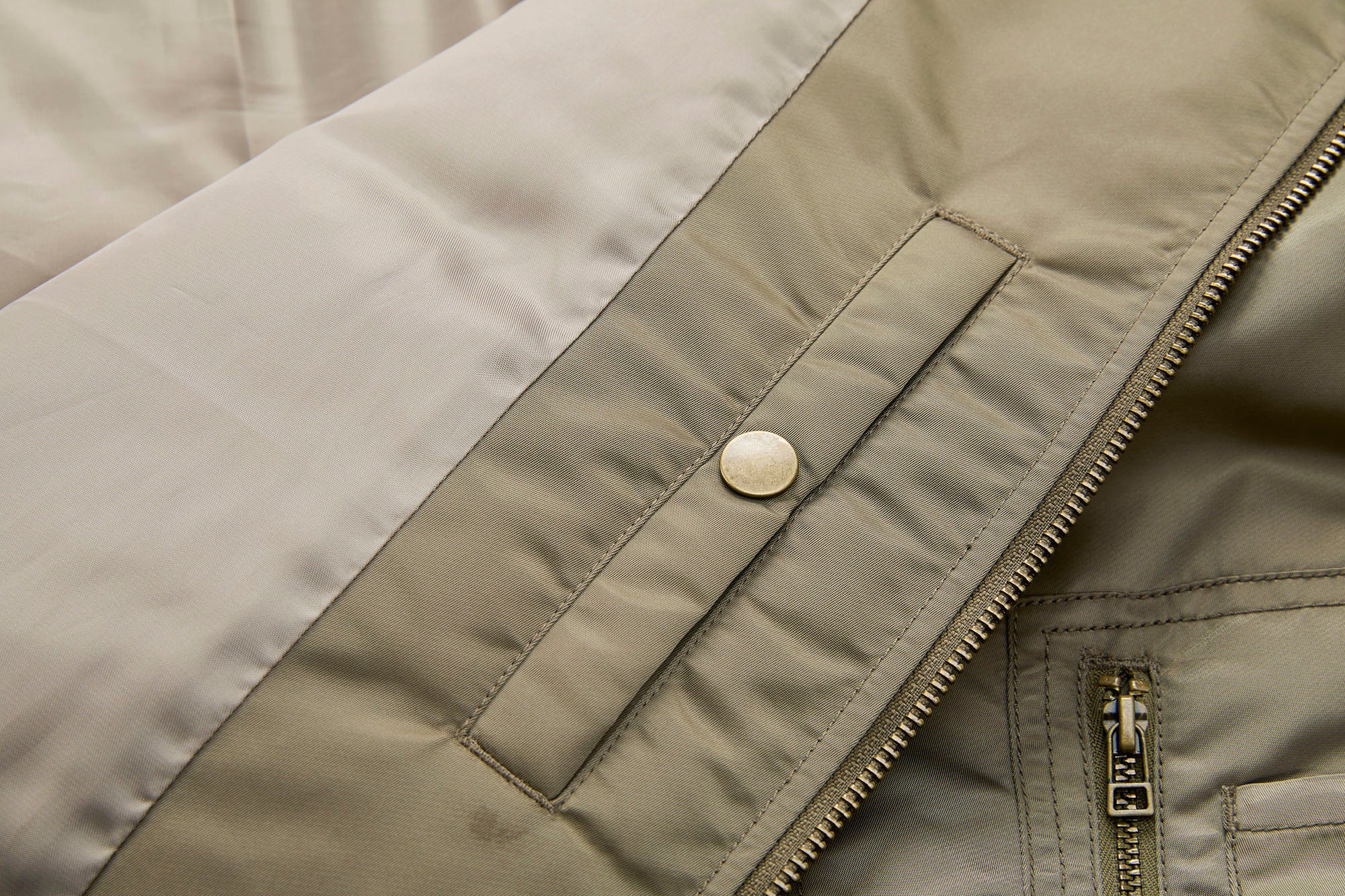 ORGANIC EMOTION Water-Repellent MA-1 Bomber Jacket