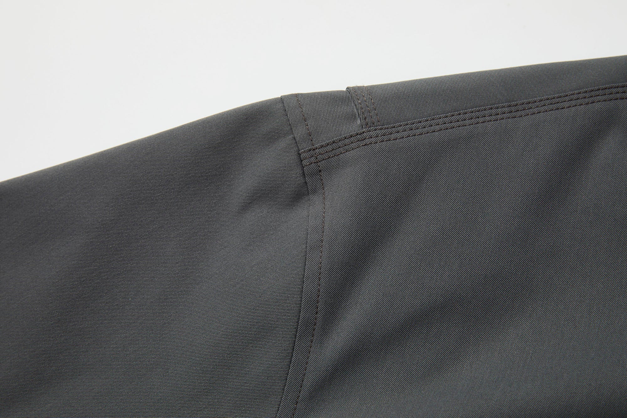 ORGANIC EMOTION Stand Collar PU Drawstring Jacket