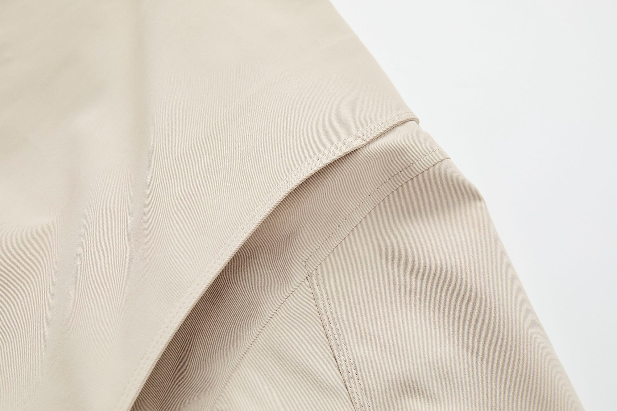 ORGANIC EMOTION Stand Collar PU Drawstring Jacket