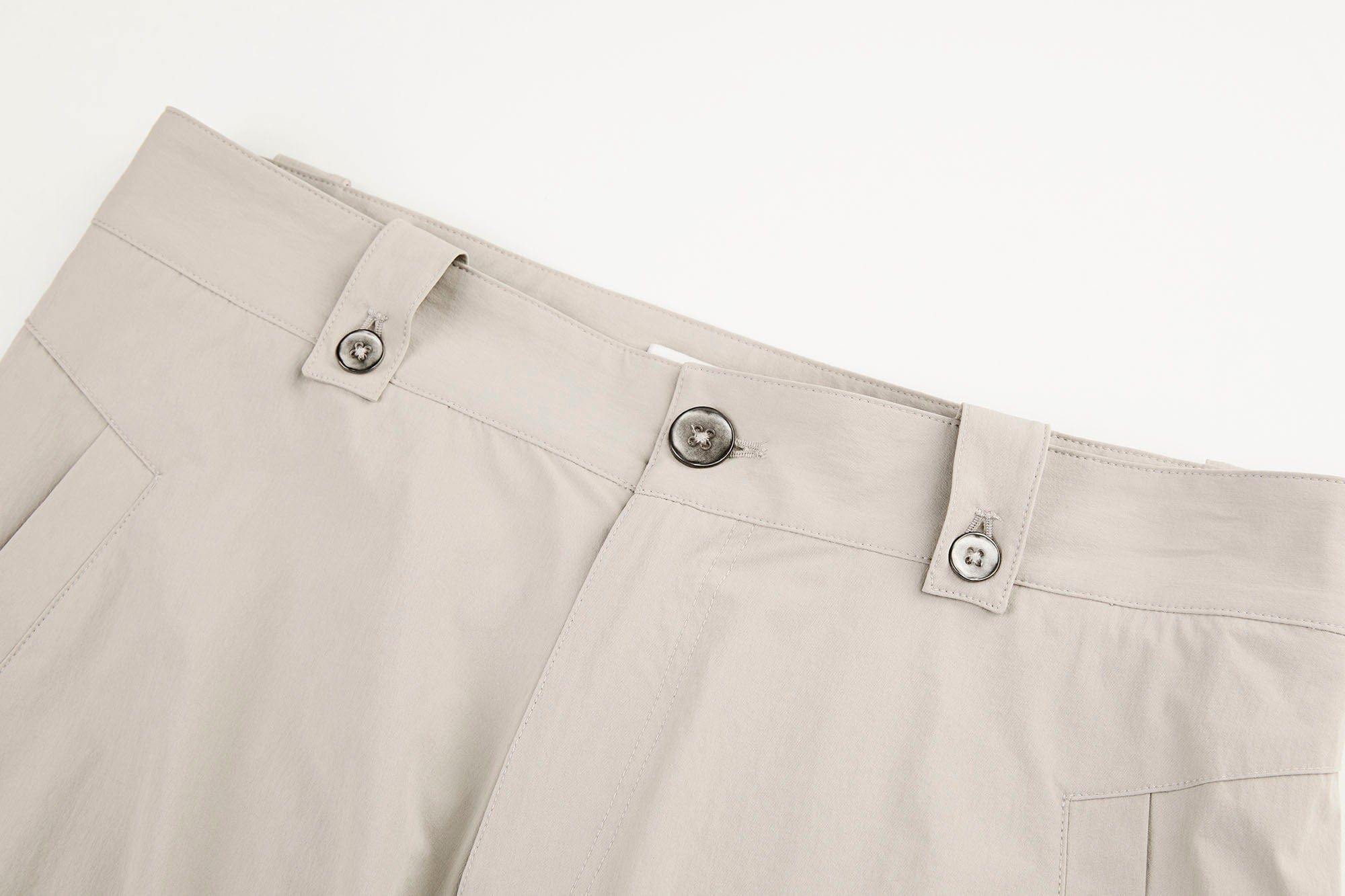 ORGANIC EMOTION Retro Spliced Curved Pants