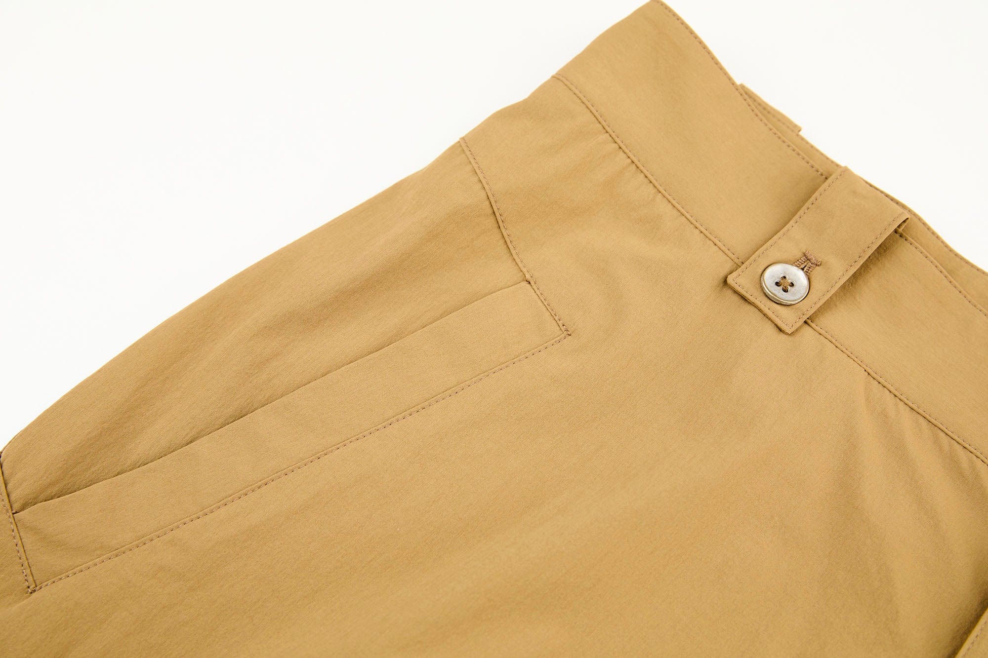 ORGANIC EMOTION Retro Spliced Curved Pants
