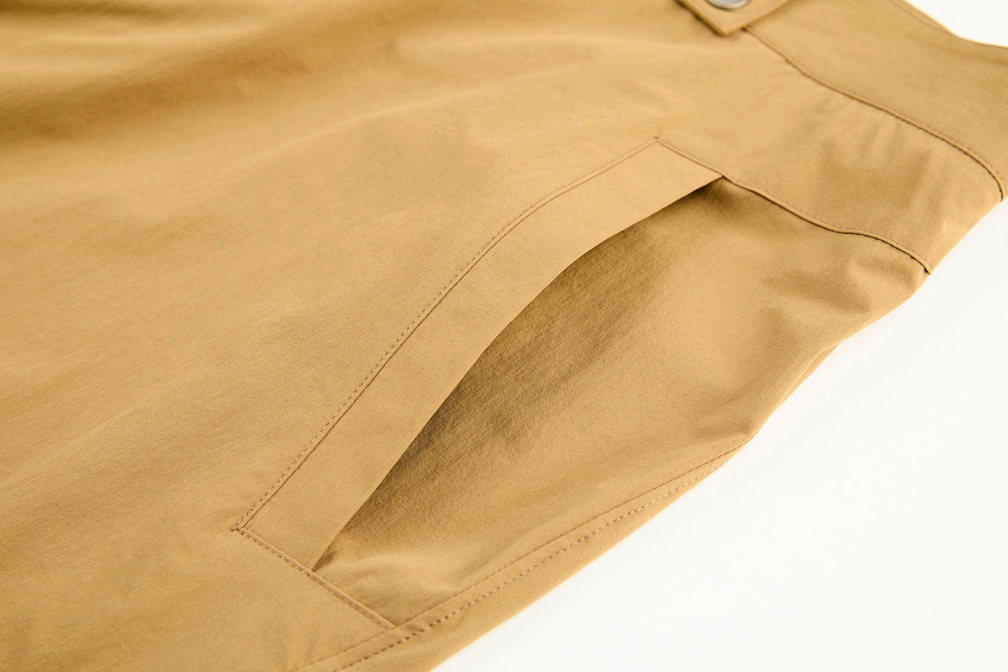 ORGANIC EMOTION Retro Spliced Curved Pants