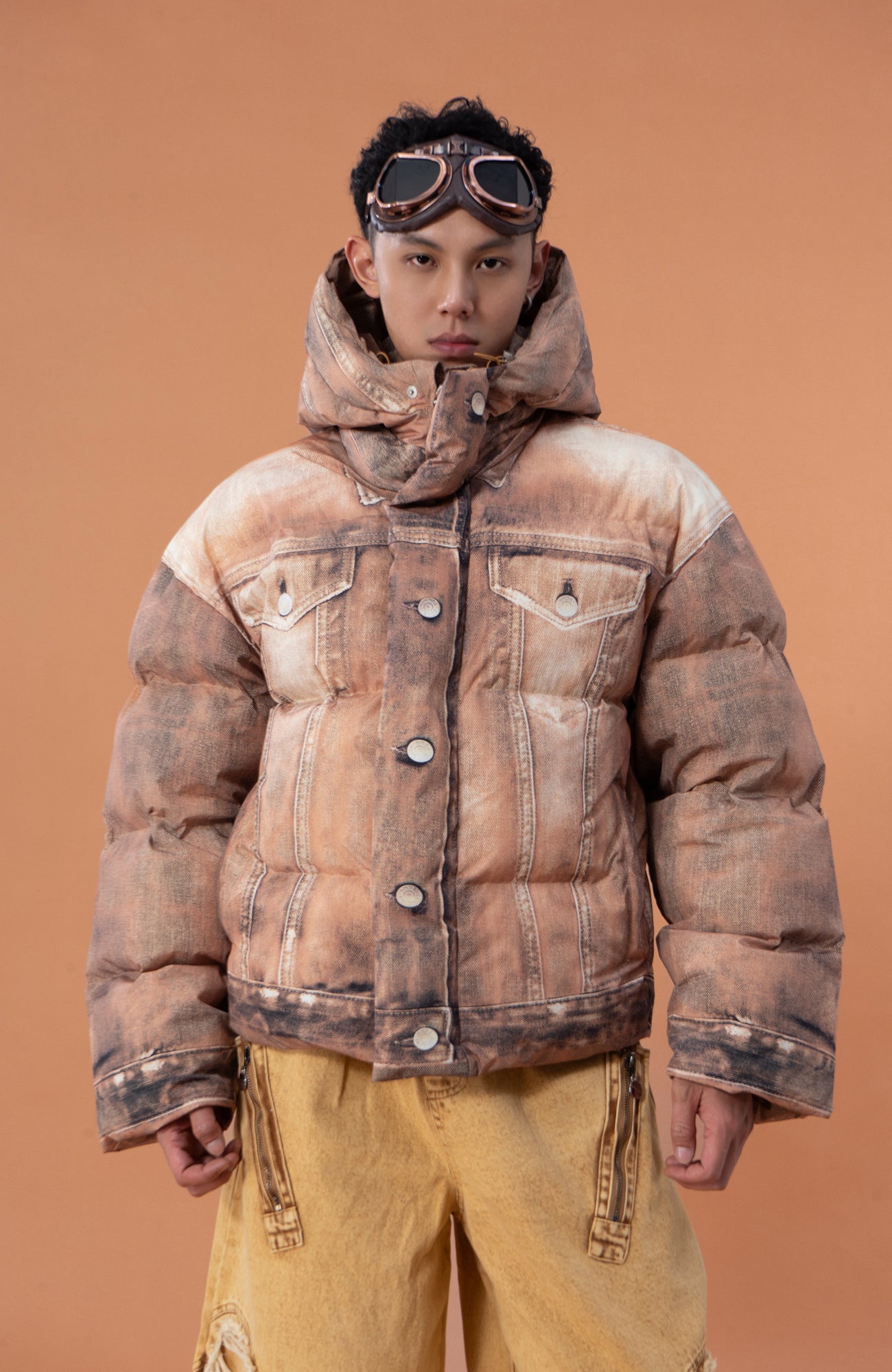 CLP Dirty Fit Utility Hooded Puffer Jacket
