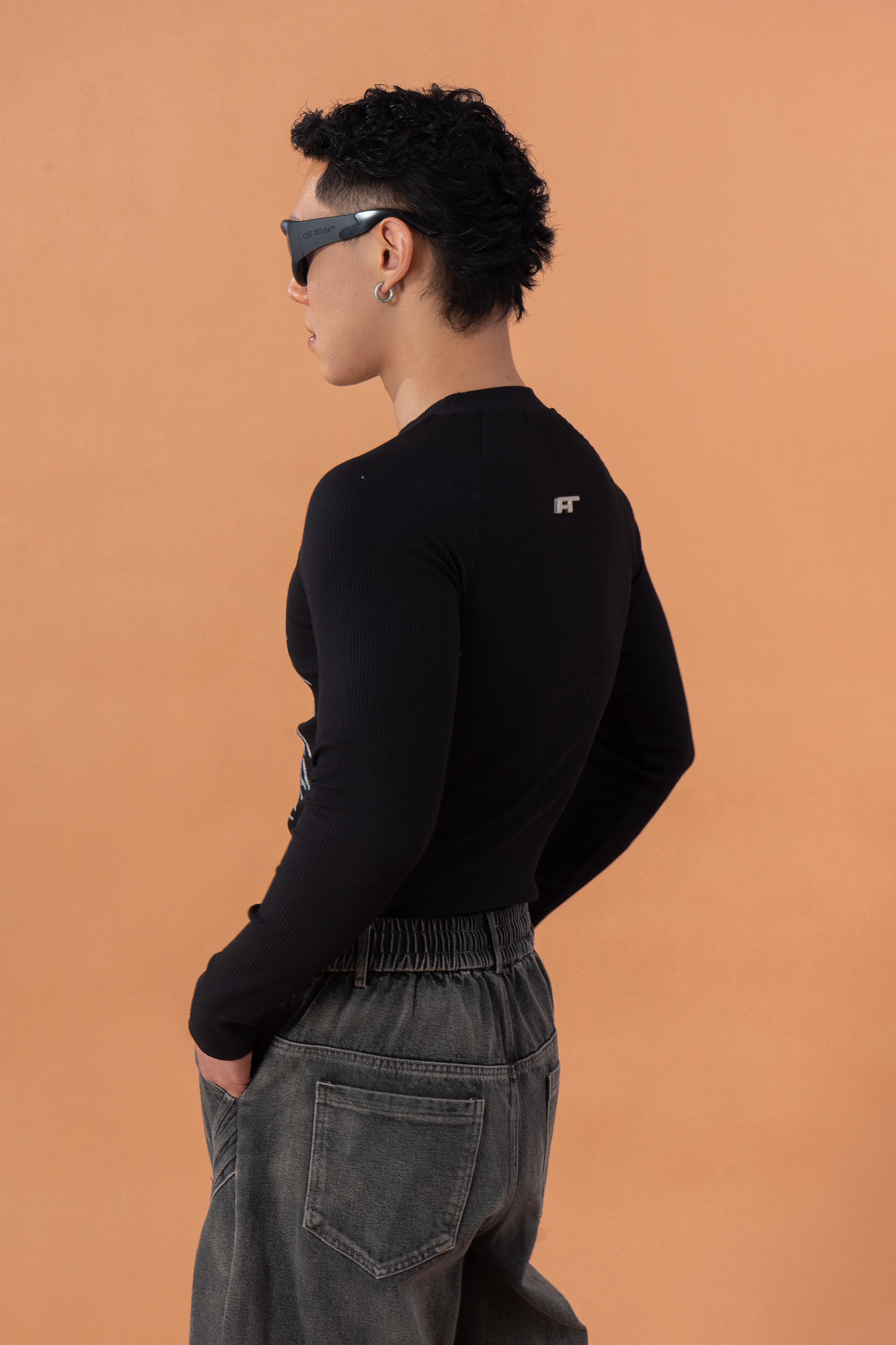 CLP Ribcage Graphic Fitted Long Sleeve Tee