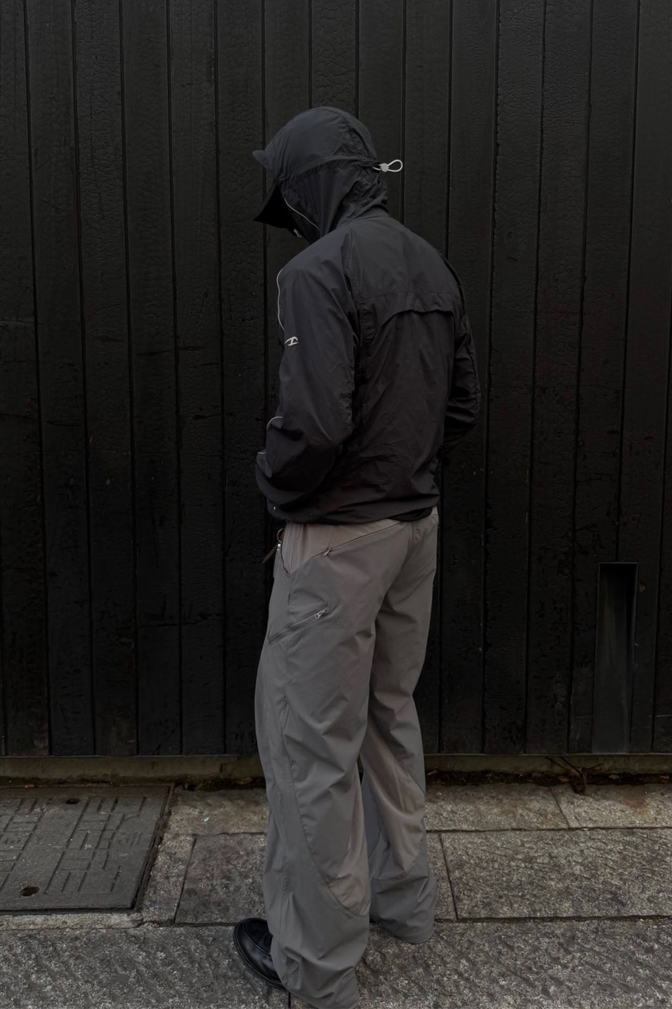 CATSSTAC Multi-Panel Layered Drawstring Pants, premium urban and streetwear designers apparel on PROJECTISR.com, CATSSTAC