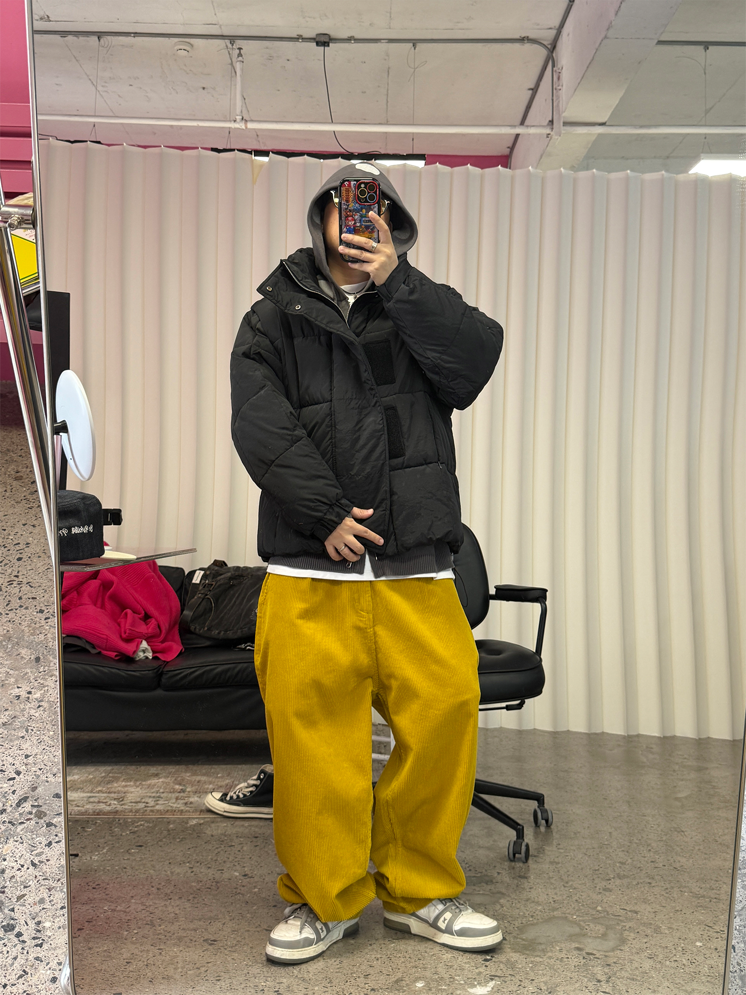 ME DA IGUAL Detachable Sleeve Stand-Collar Quilted Jacket