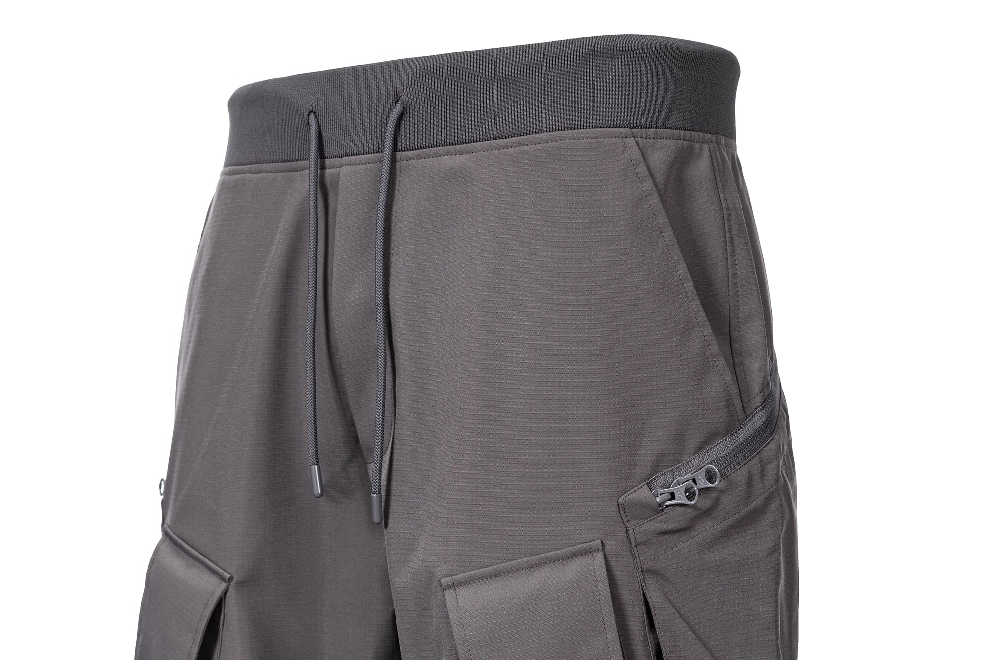 CATSSTAC Multi-Pocket Paneled Drawstring Cargo Pants