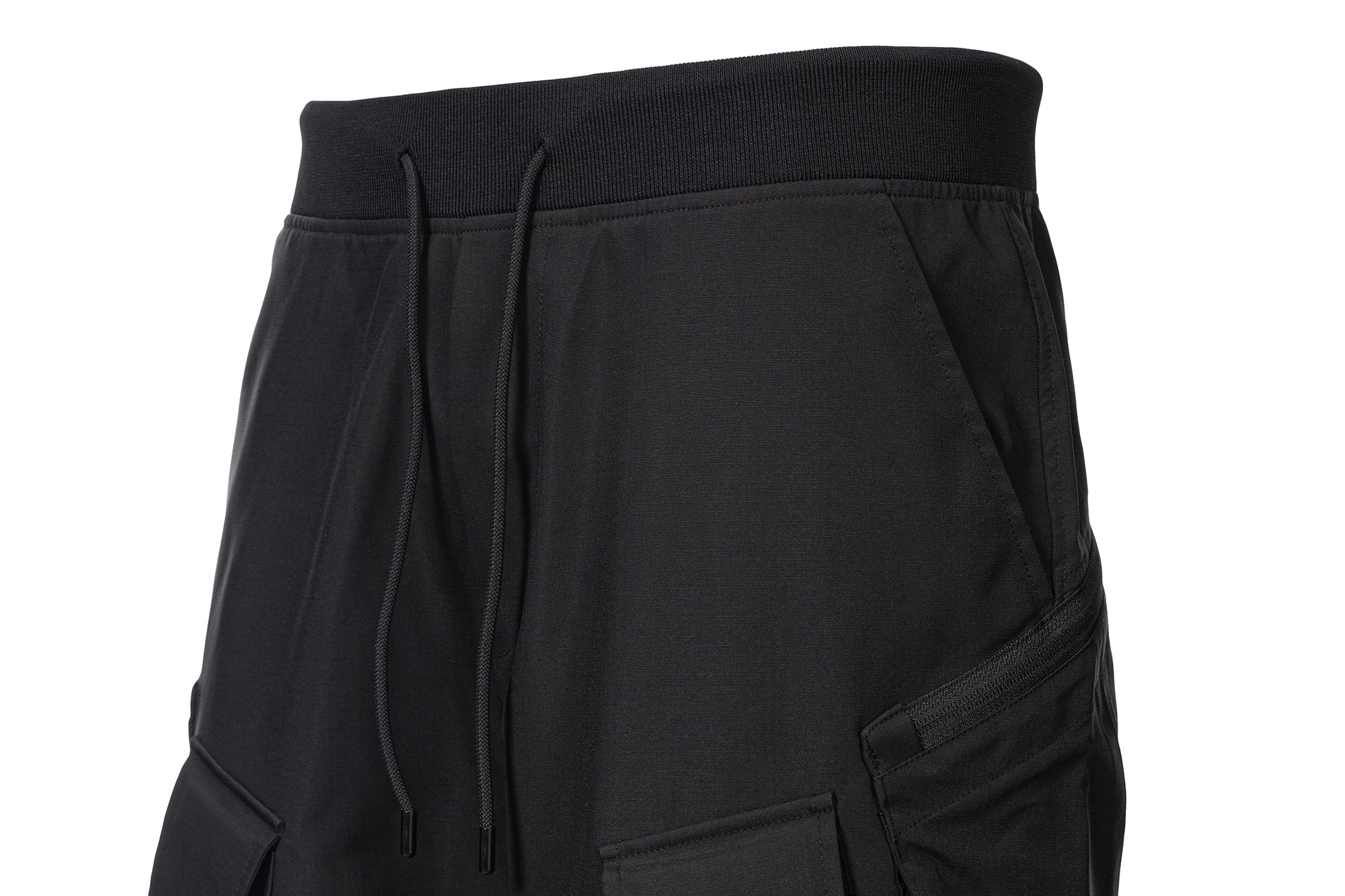 CATSSTAC Multi-Pocket Paneled Drawstring Cargo Pants