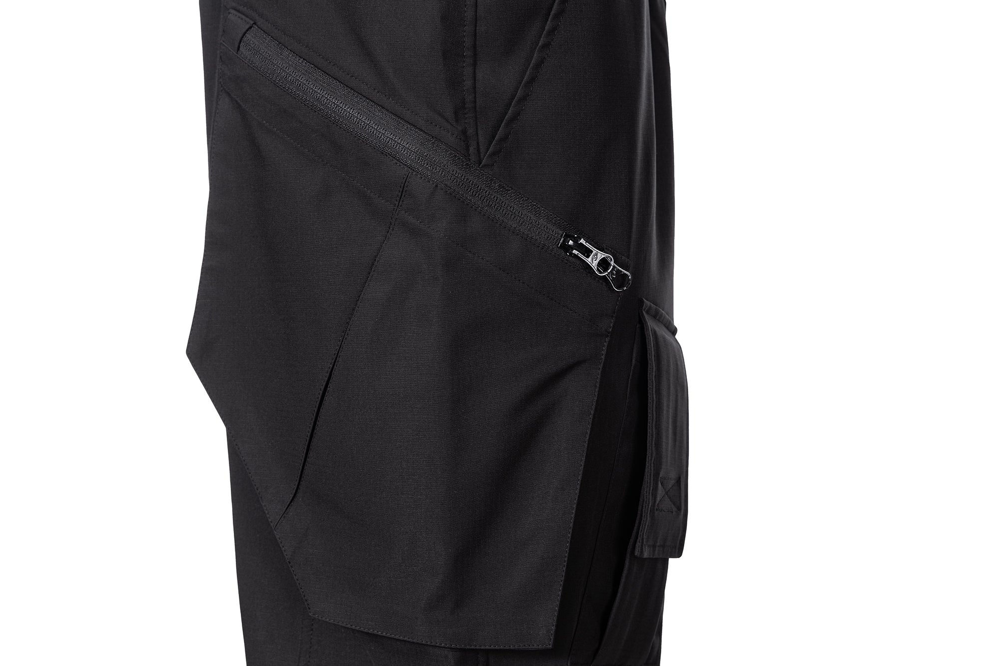 CATSSTAC Multi-Pocket Paneled Drawstring Cargo Pants