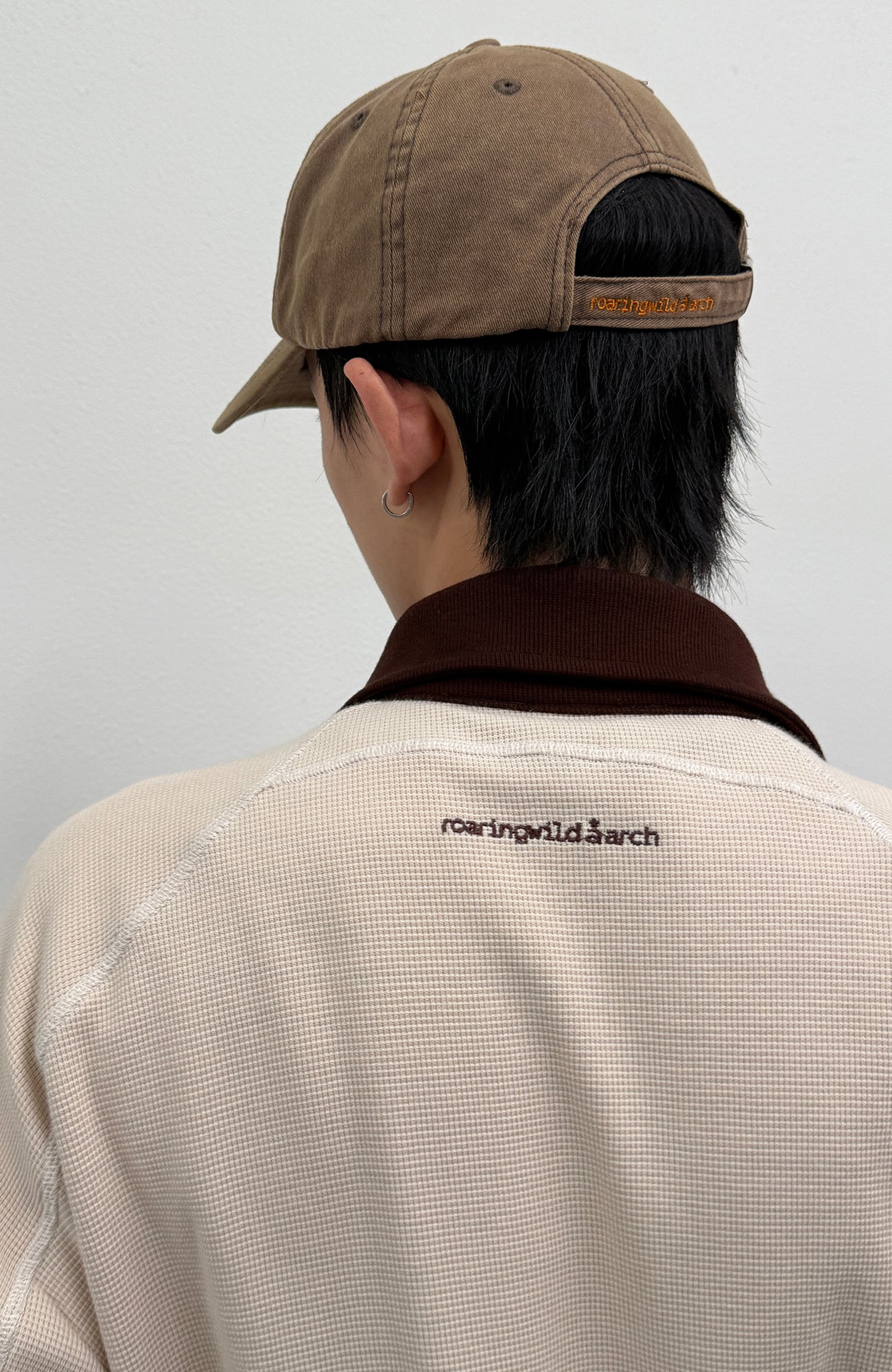 ROARINGWILD A ARCH Retro Stripe Raglan Track Jacket