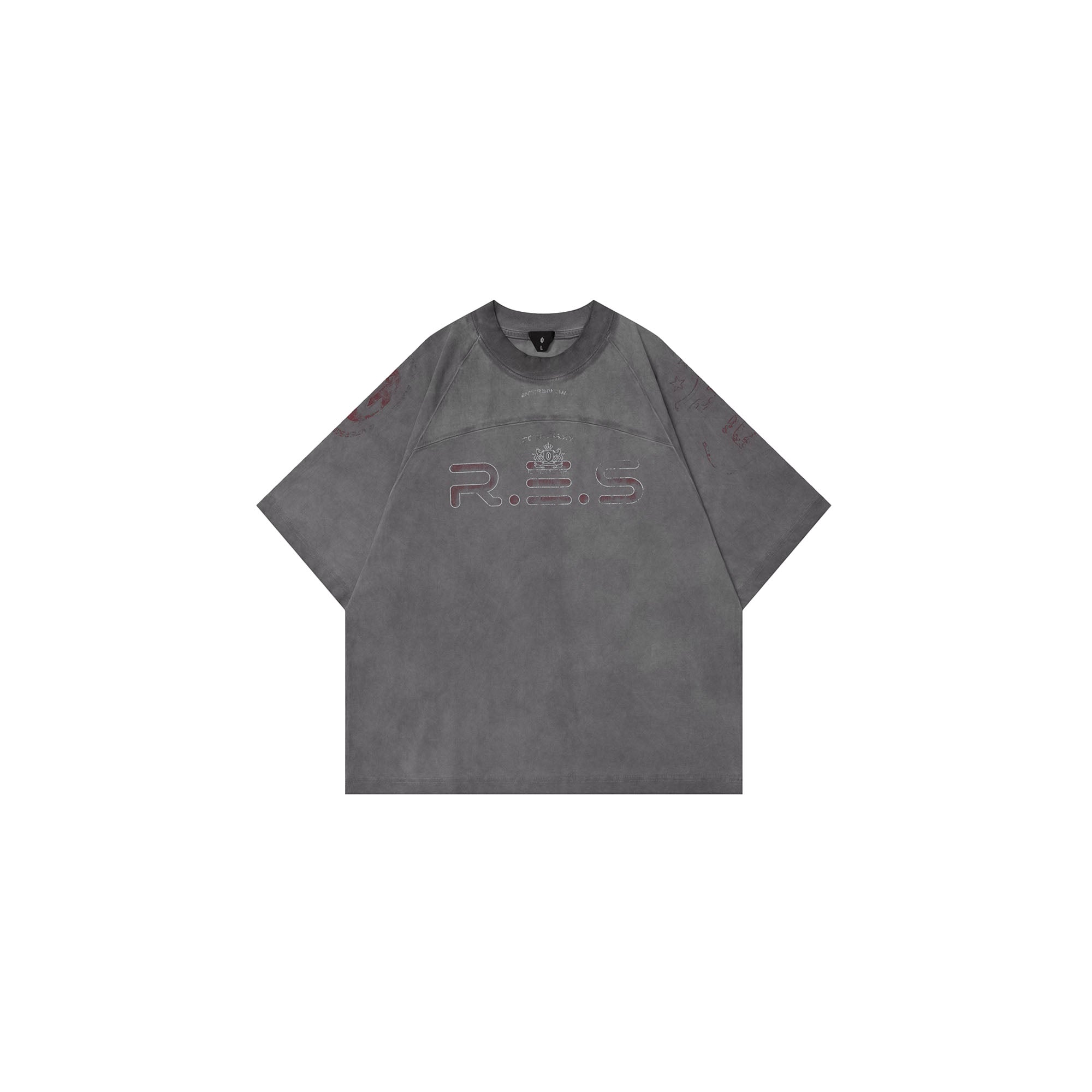 OVDY Graphic Faded Raglan Sorona T-Shirt, premium urban and streetwear designers apparel on PROJECTISR.com, OVDY