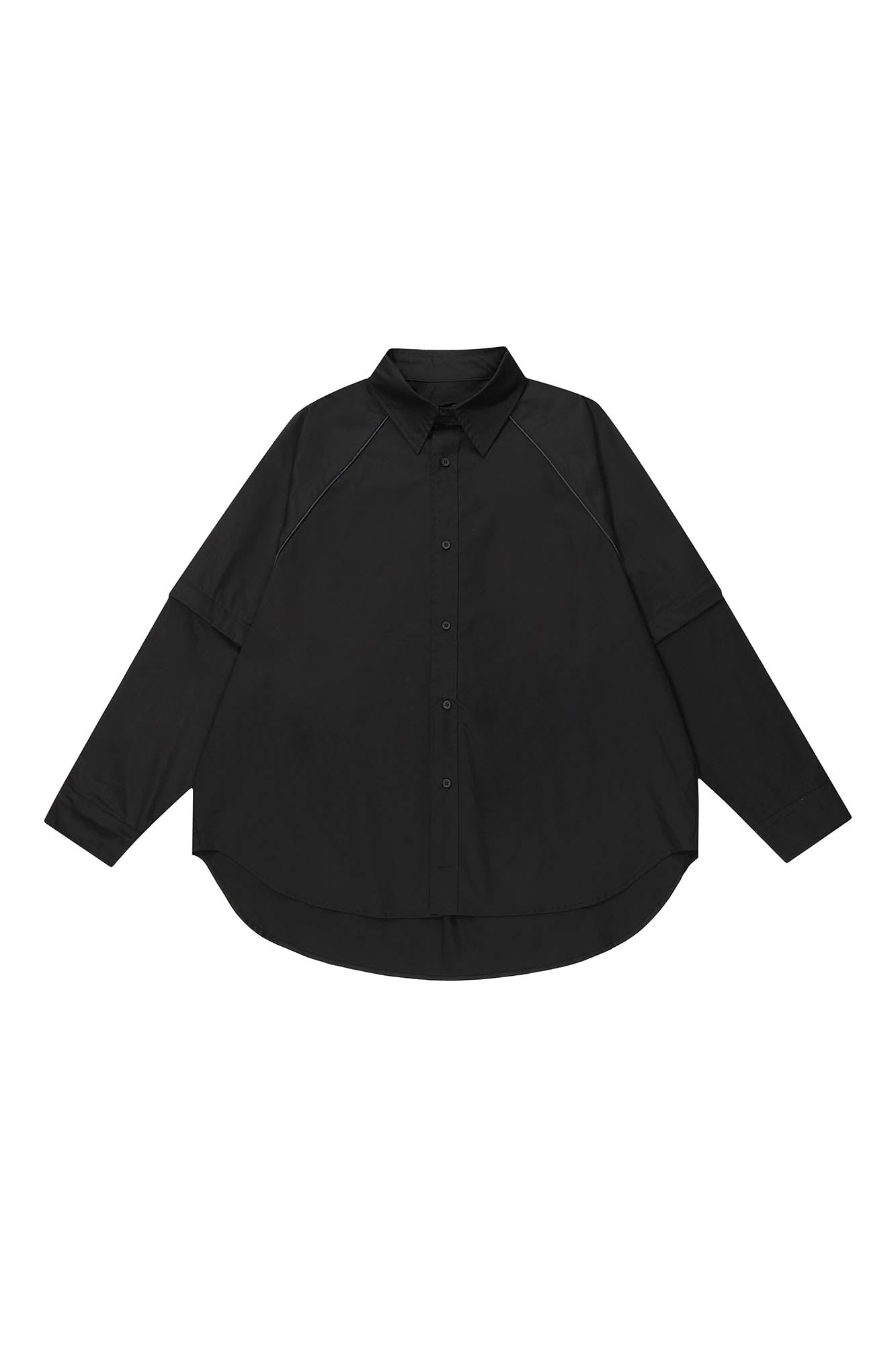 OVDY Detachable Sleeve Oversized Shirt