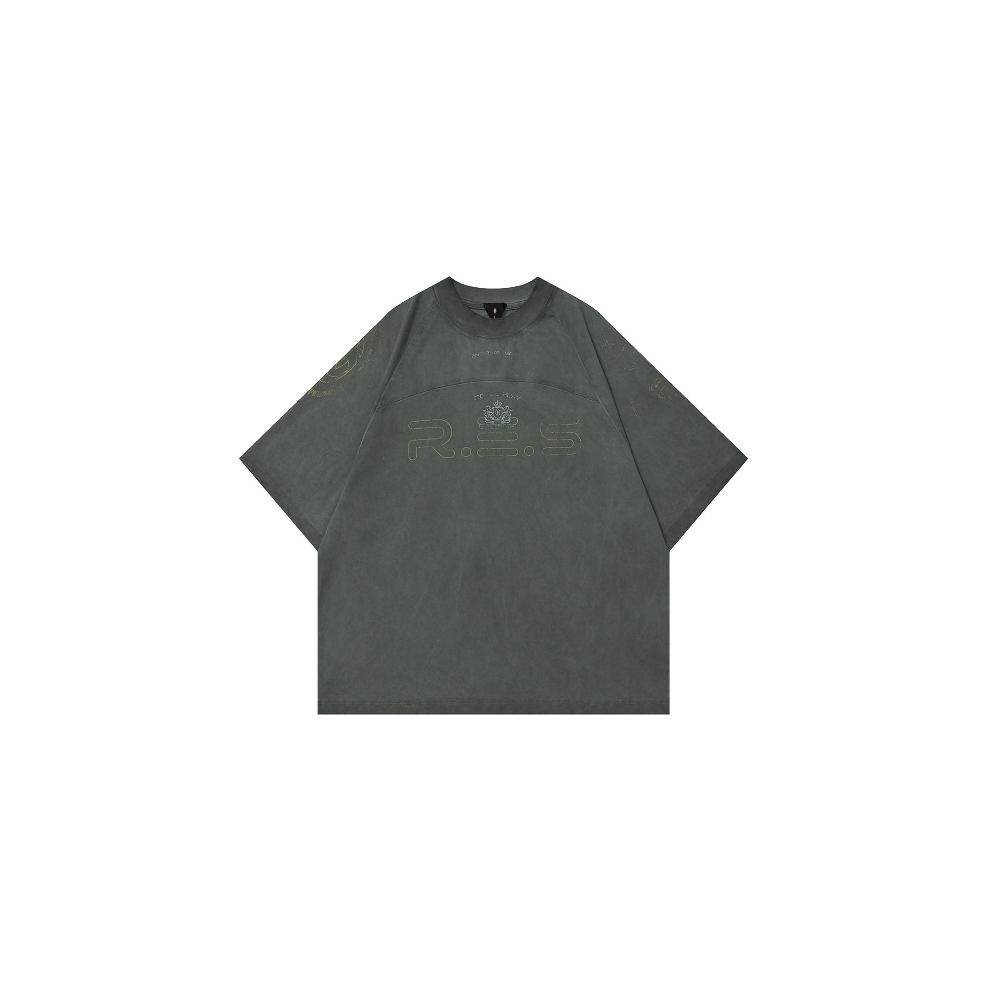 OVDY Graphic Faded Raglan Sorona T-Shirt, premium urban and streetwear designers apparel on PROJECTISR.com, OVDY