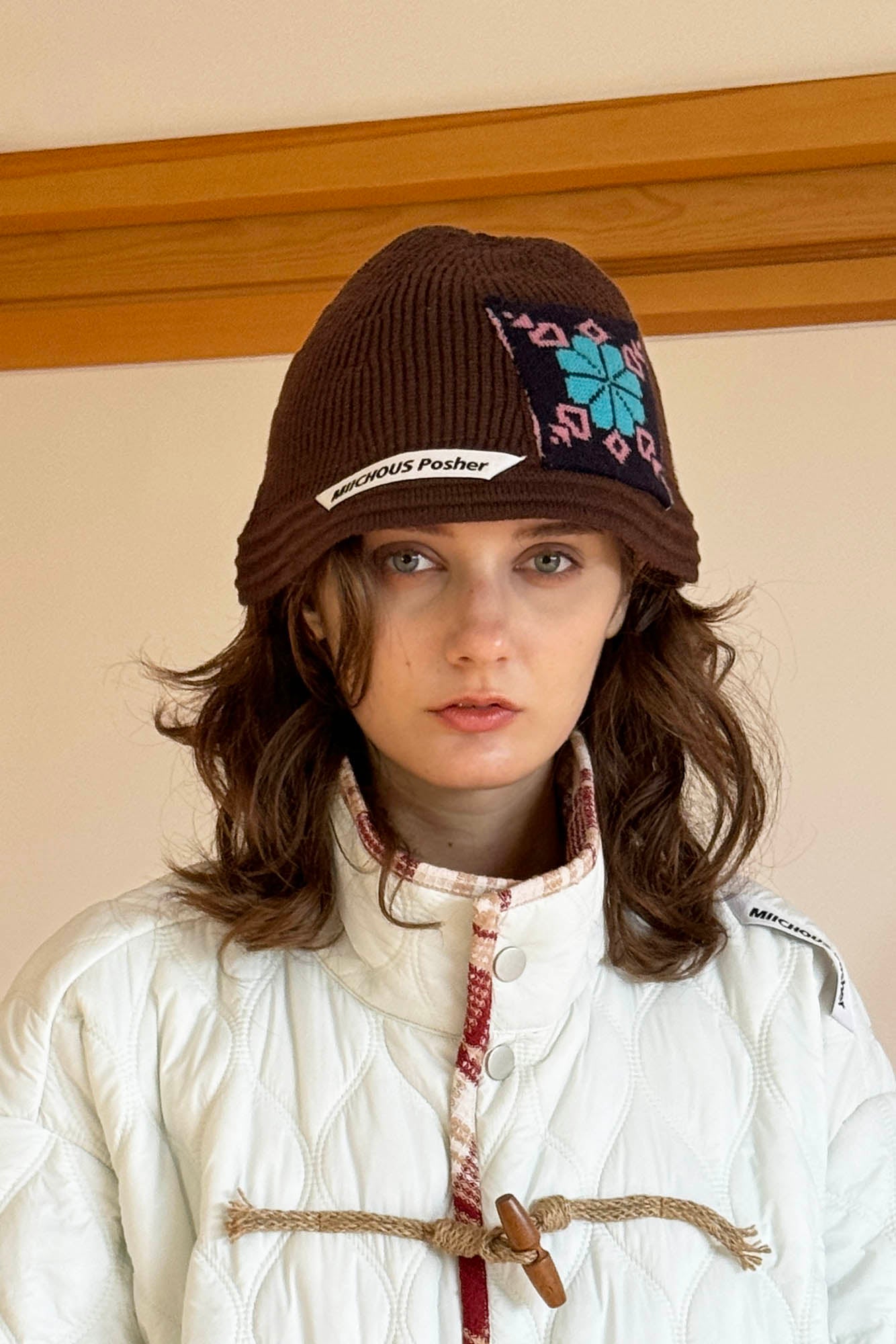 MIICHOUS Edelweiss Knitted Bucket Hat