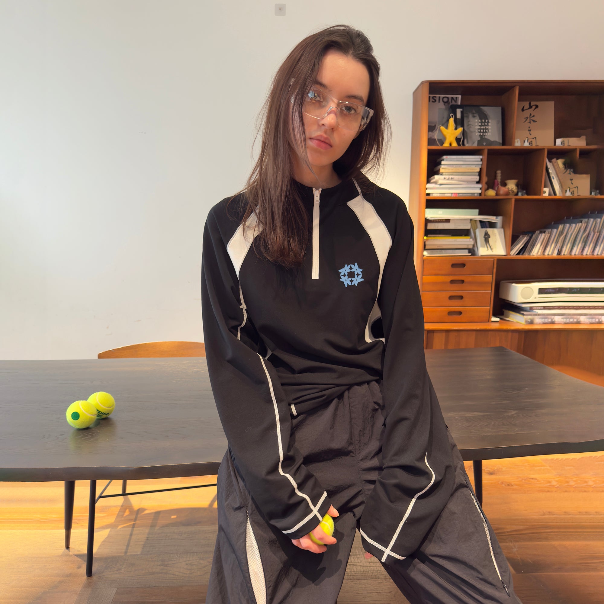 MIICHOUS Contrast Stitching Long-Sleeve Tee, premium urban and streetwear designers apparel on PROJECTISR.com, MIICHOUS