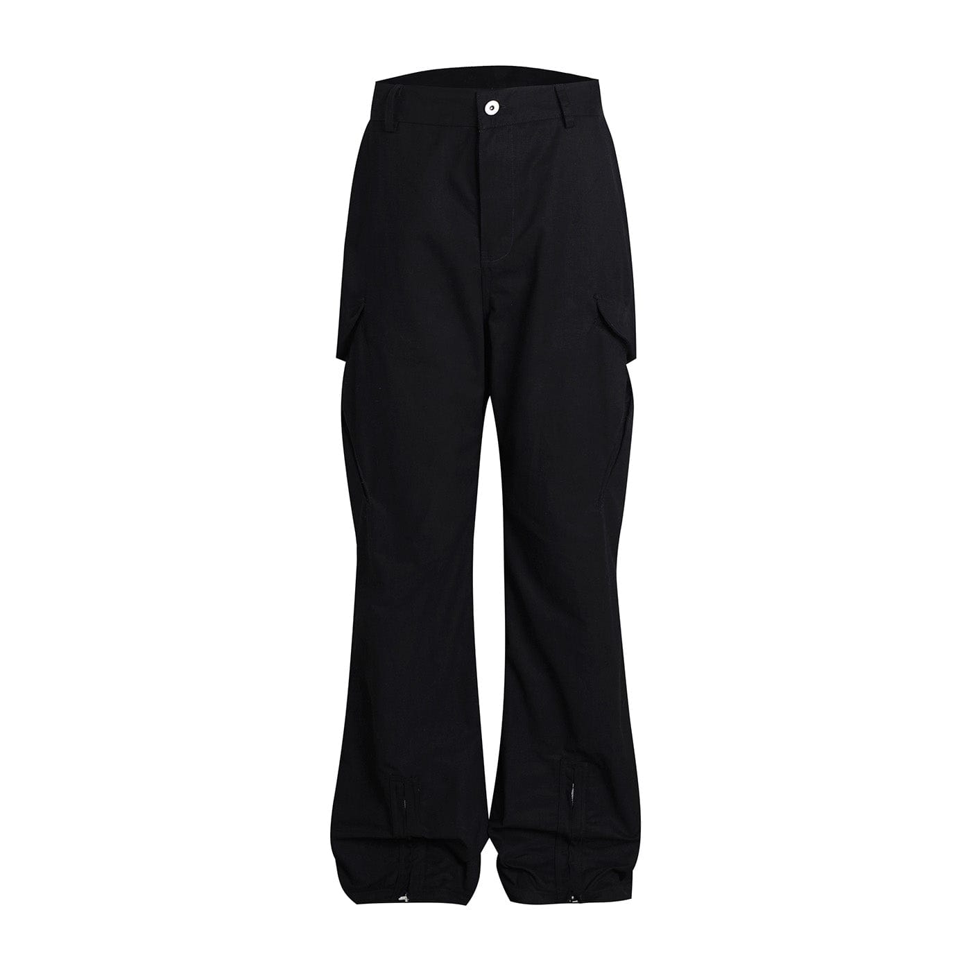 WHISTLEHUNTER Multi-Pocket Zipper Flared Cargo Pants, premium urban and streetwear designers apparel on PROJECTISR.com, WHISTLEHUNTER