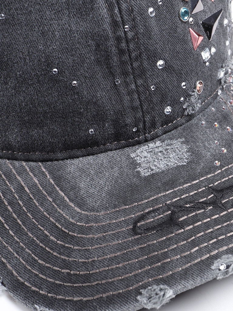 DND4DES Crystallized Distressed Hat, premium urban and streetwear designers apparel on PROJECTISR.com, DND4DES