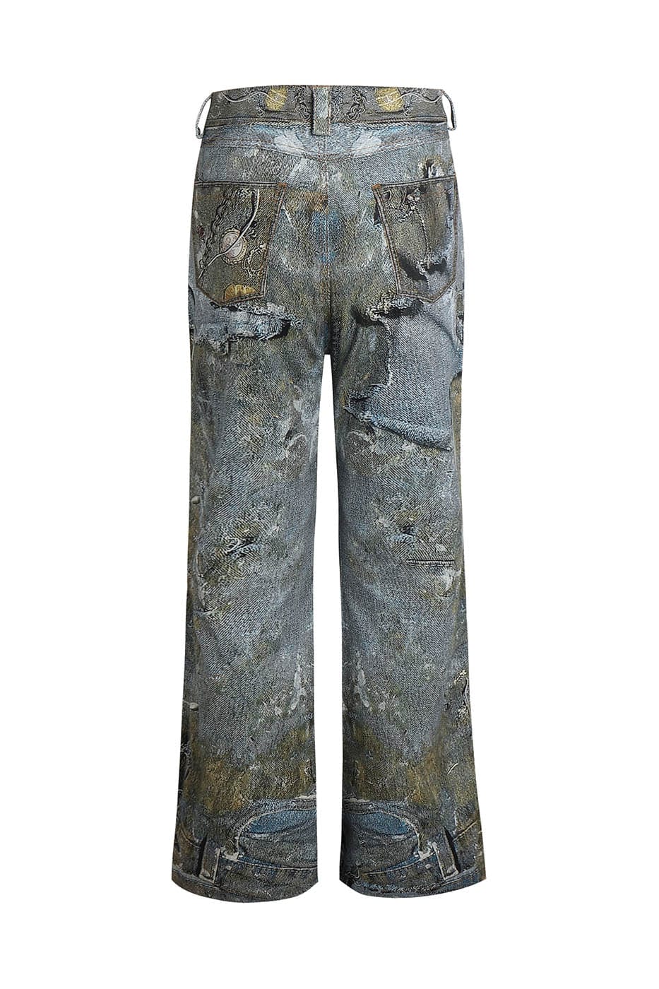 James preserved 2024 flare distressed jeans