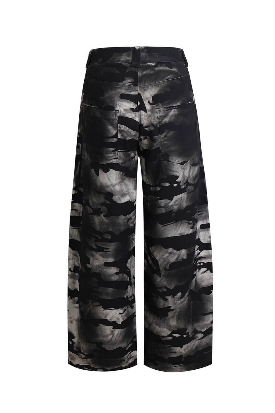 DND4DES Deconstructed Pleated Camo Baggy Pants, premium urban and streetwear designers apparel on PROJECTISR.com, DND4DES