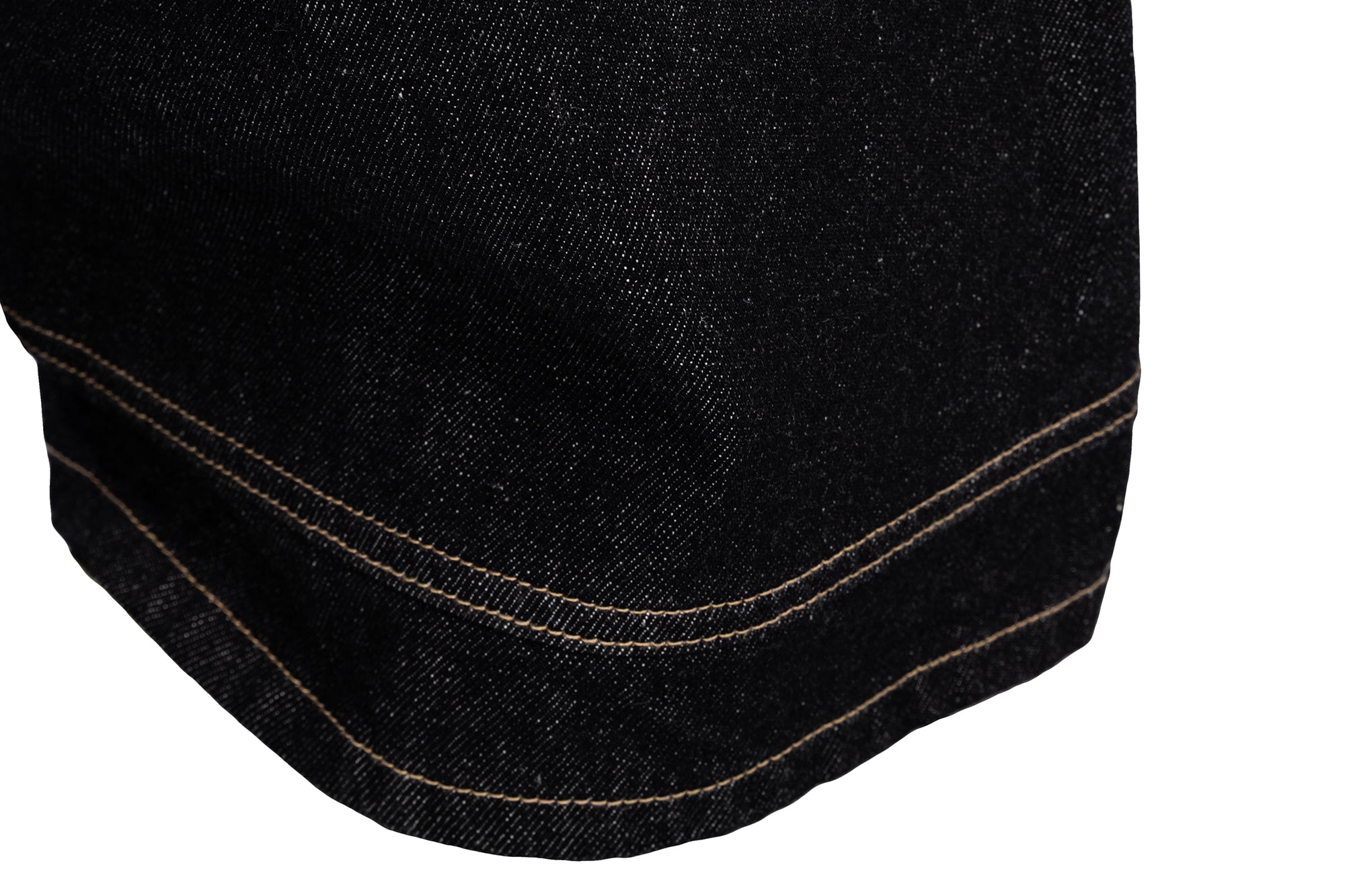 CATSSTAC Contrast Stitch Paneled Raw Jeans