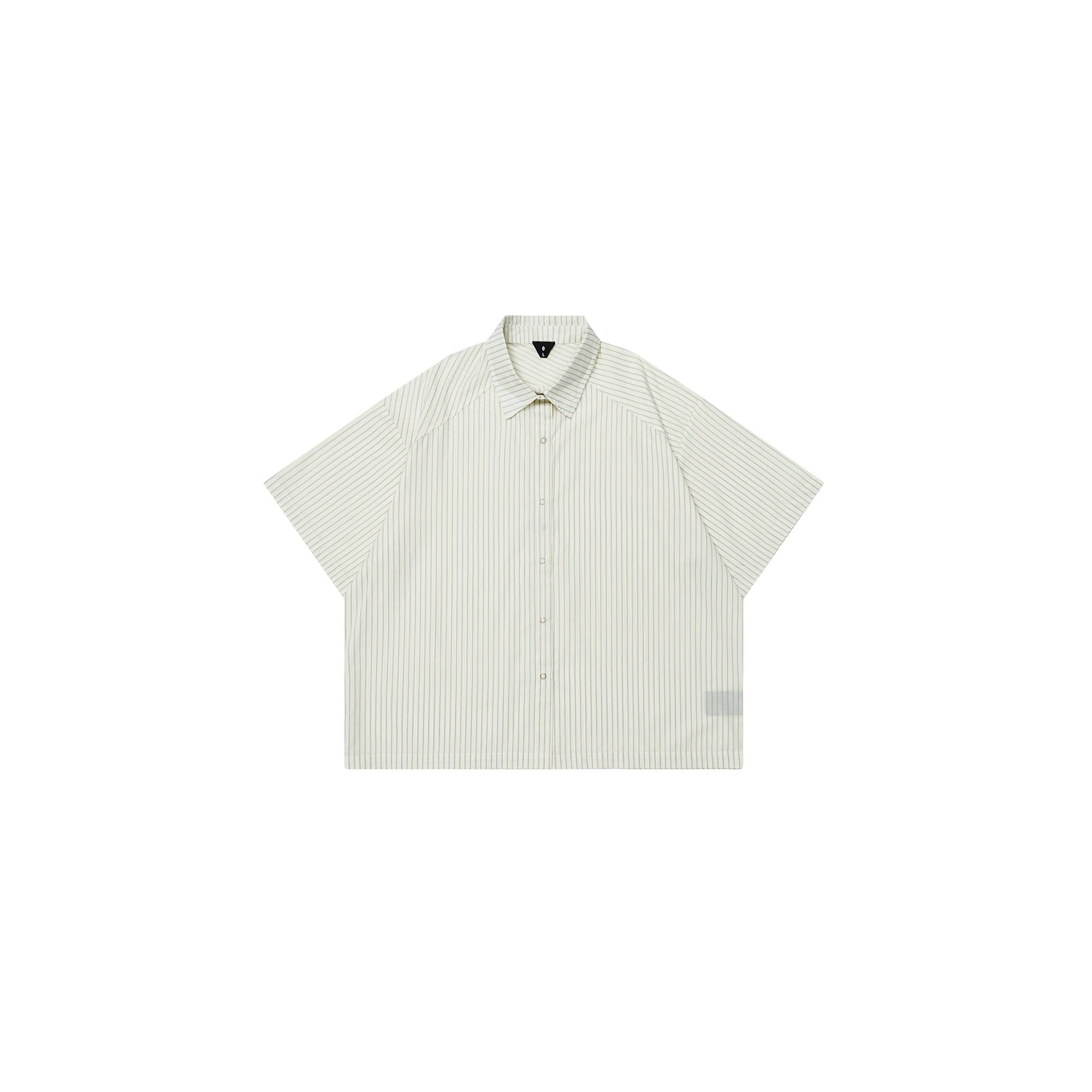 OVDY Pinstriped Cross Paneled Back Half Shirt, premium urban and streetwear designers apparel on PROJECTISR.com, OVDY