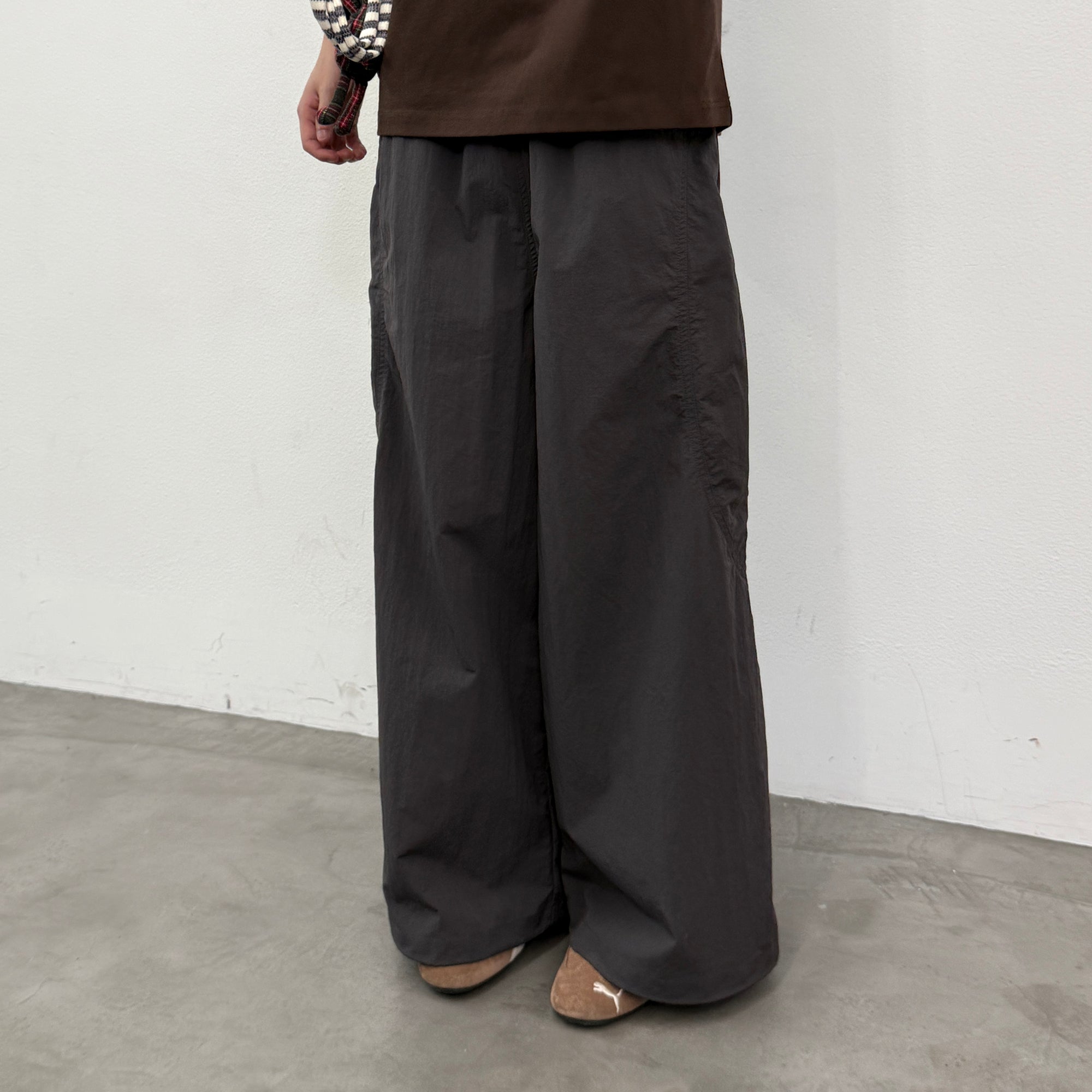 ROARINGWILD A ARCH Quick-Dry Wide-Leg Parachute Pants