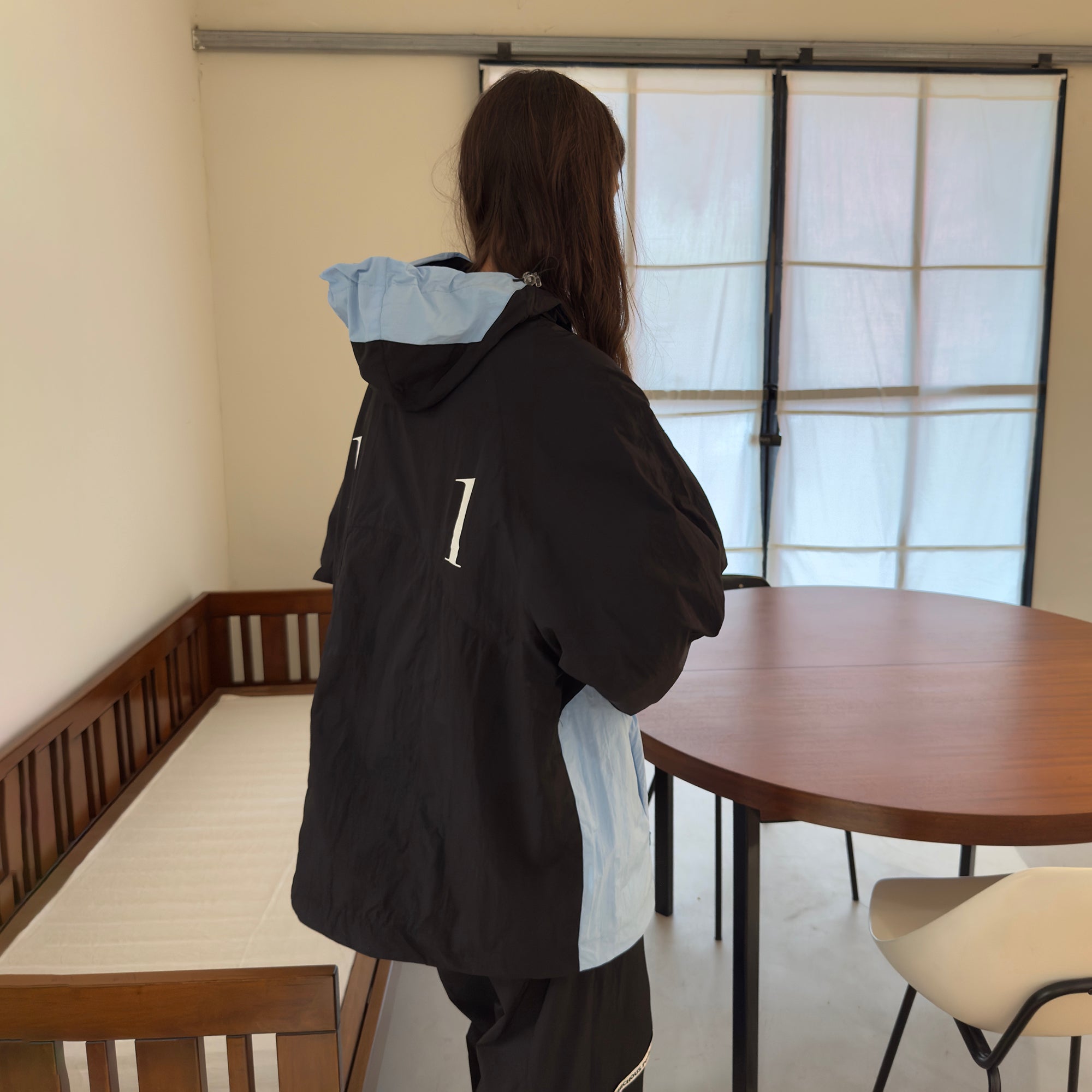 MIICHOUS Contrast Panel Detachable Liner Ski Jacket