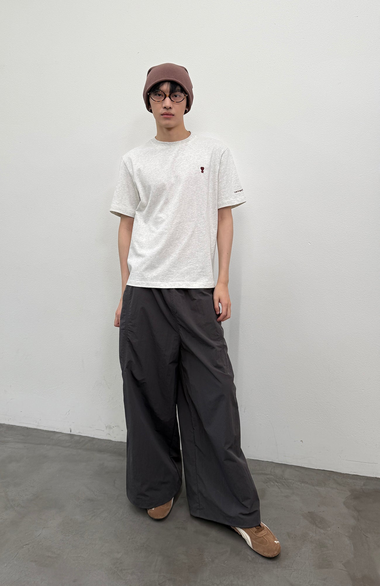 ROARINGWILD A ARCH Quick-Dry Wide-Leg Parachute Pants